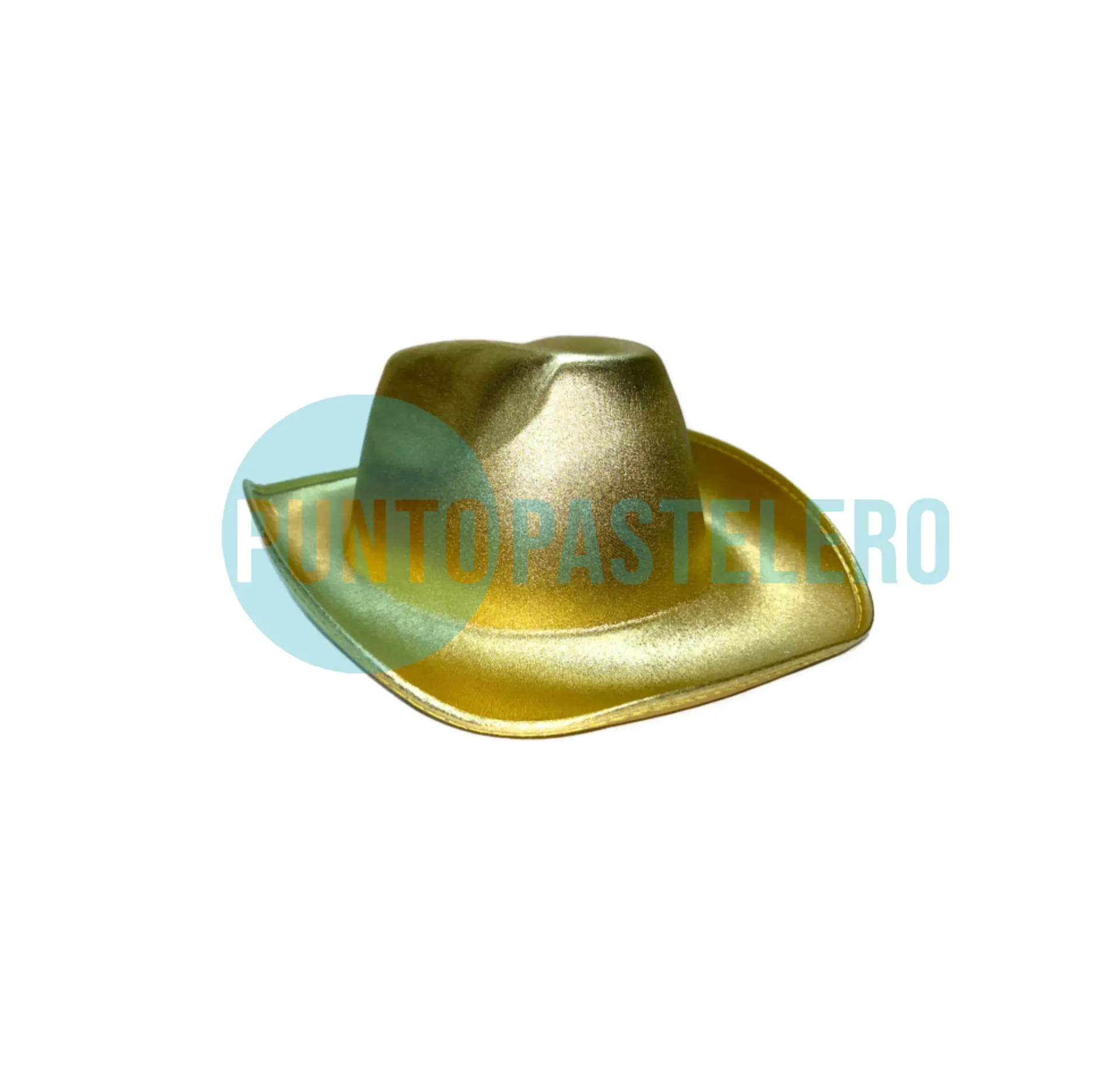 GORRO COWBOY LISO DORADO