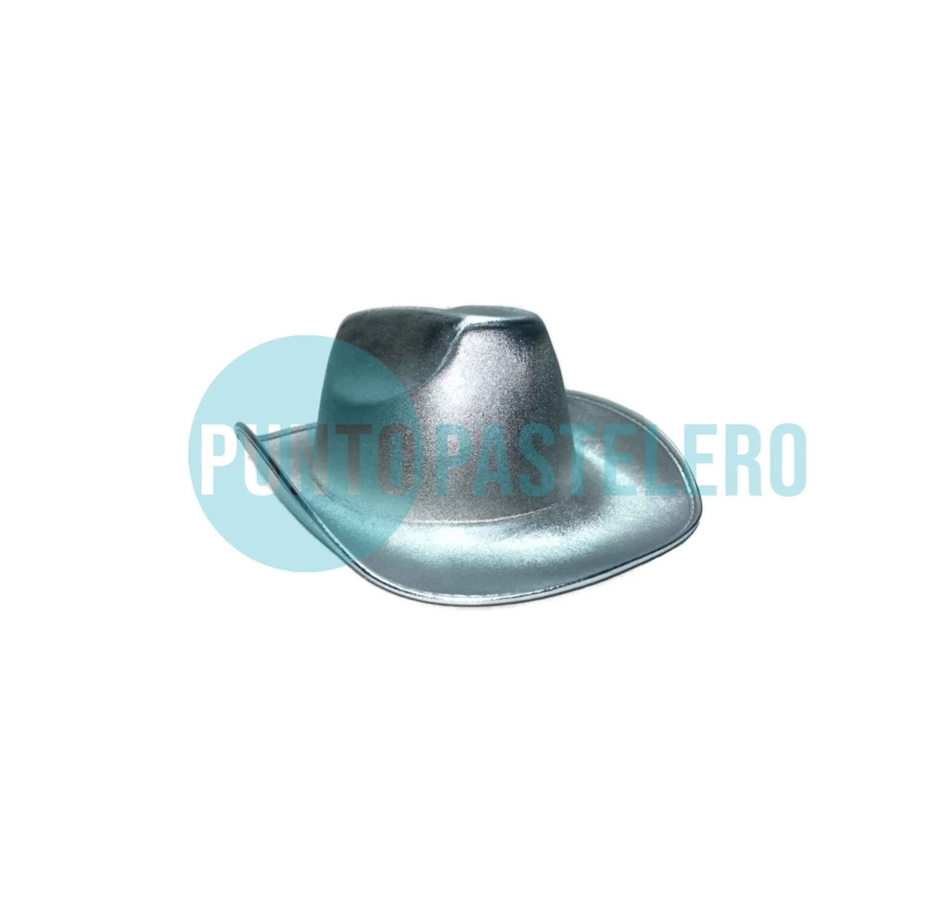 GORRO COWBOY LISO PLATEADO
