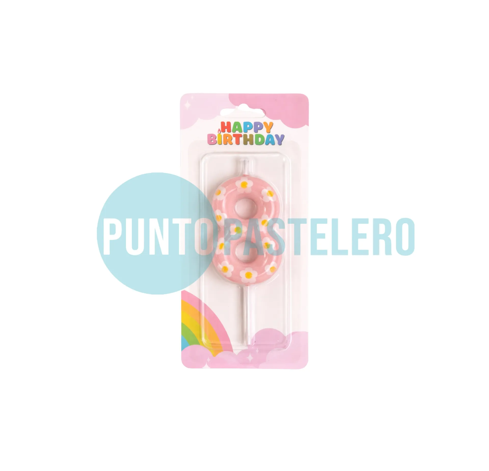 VELAS NUMERO "LITTLE DAISY" (N° 8)