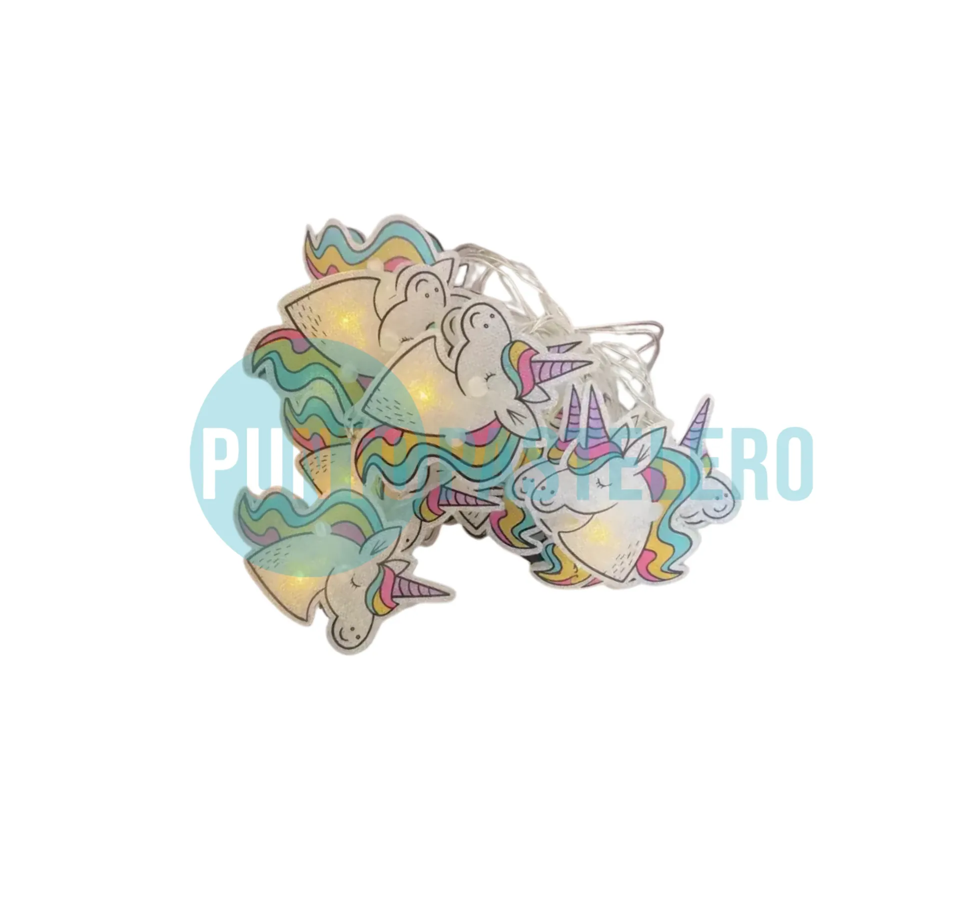 GUIRNALDA LED UNICORNIO 10 LUCES (PILAS)