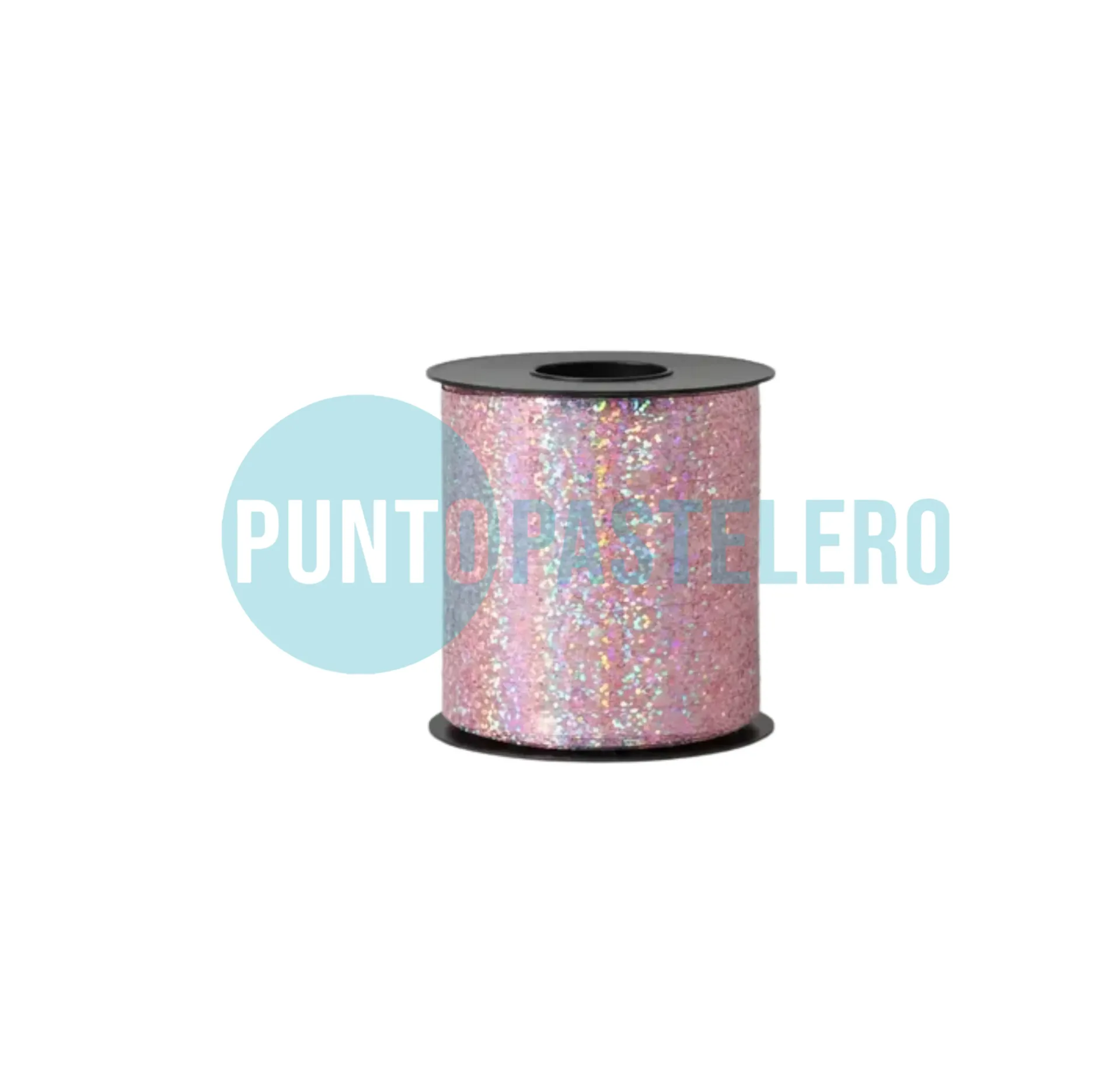 [6100001942508] ROLLO CINTA PARA GLOBO HOLOGRAFICA ROSA (X 225 MT.)