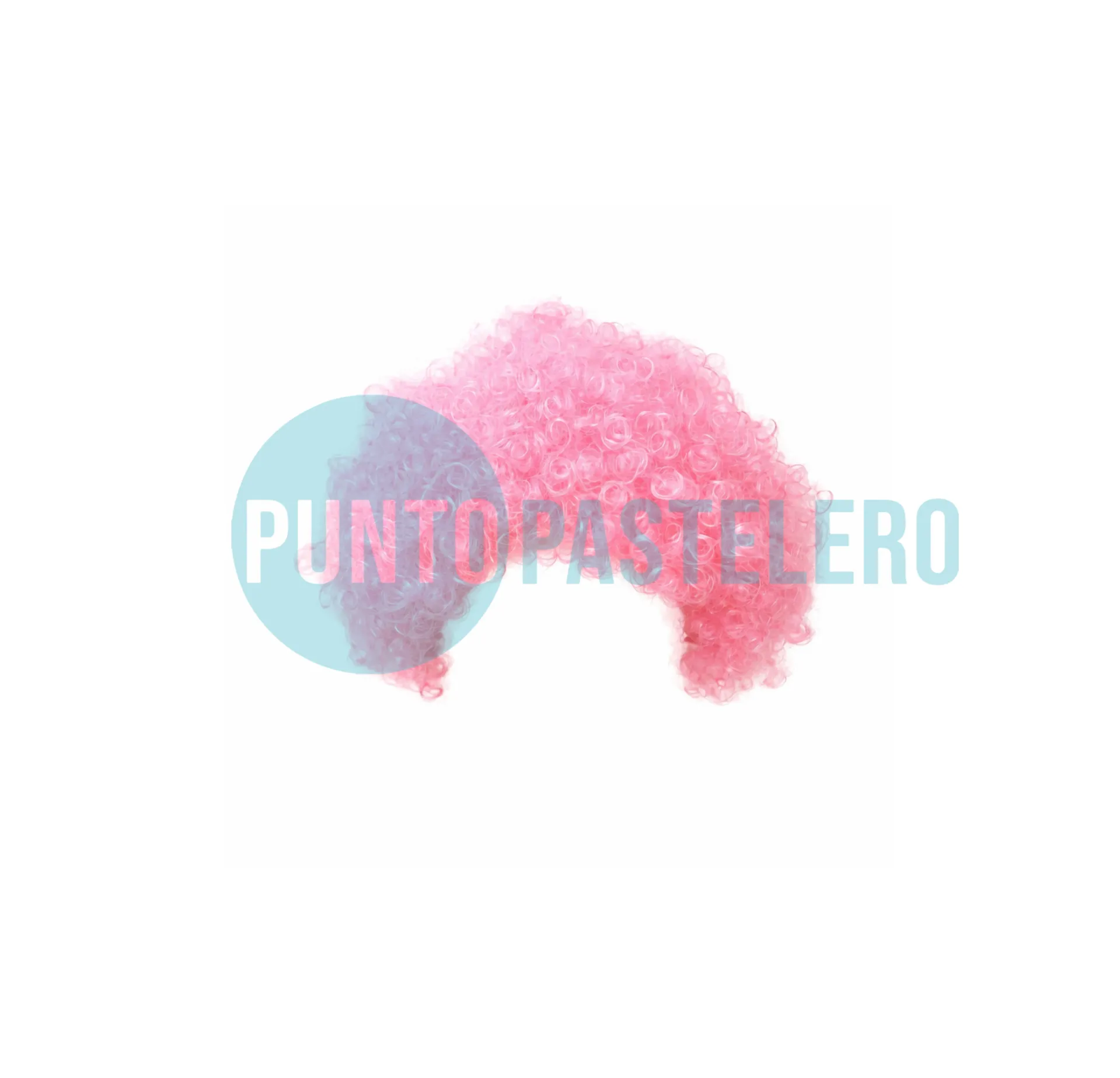 PELUCA PAYASO PREMIUM ROSA