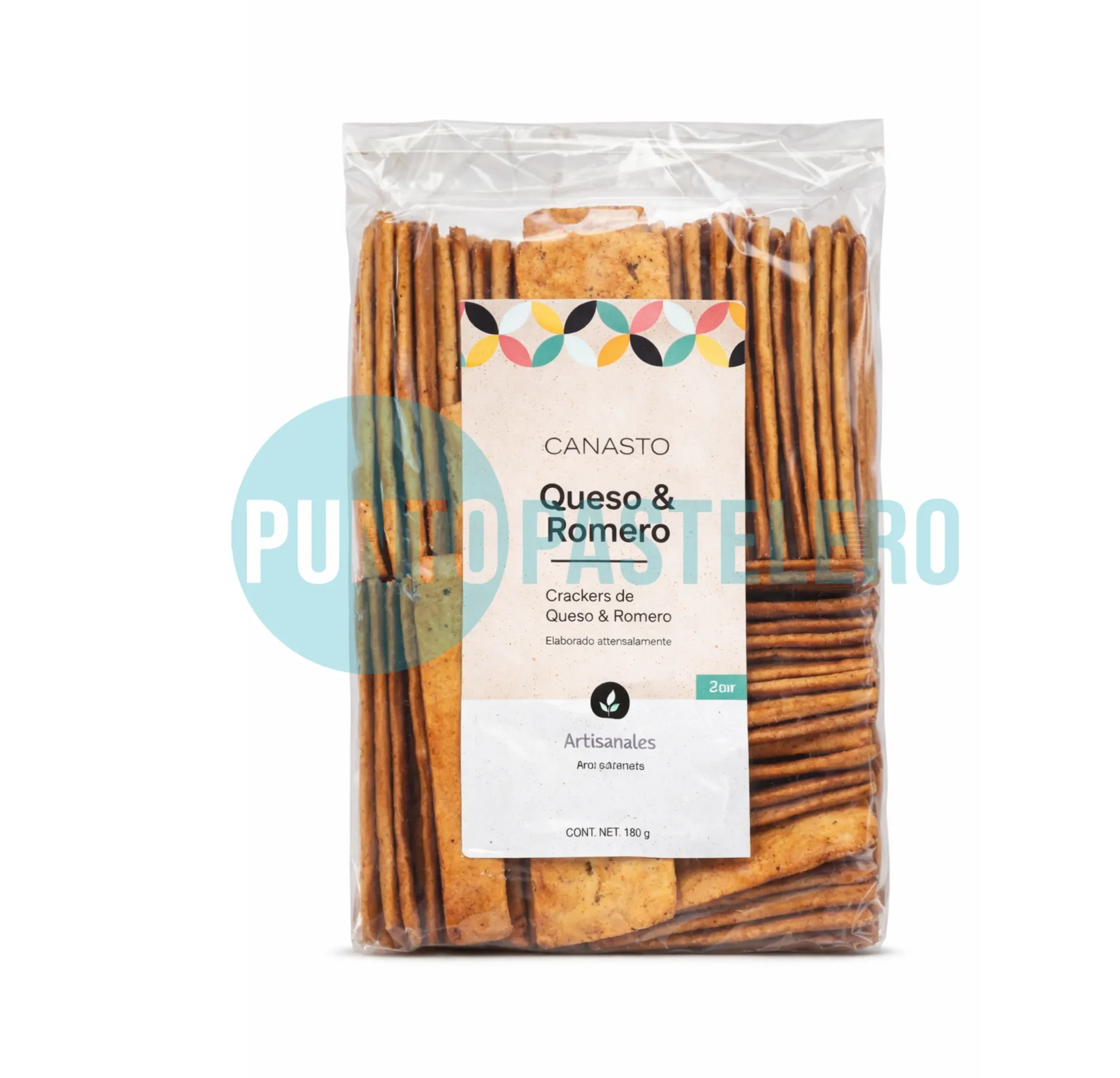 [2760PL] CRACKERS BRAVA GARBANZO QUESO Y ROMERO (X KG.)