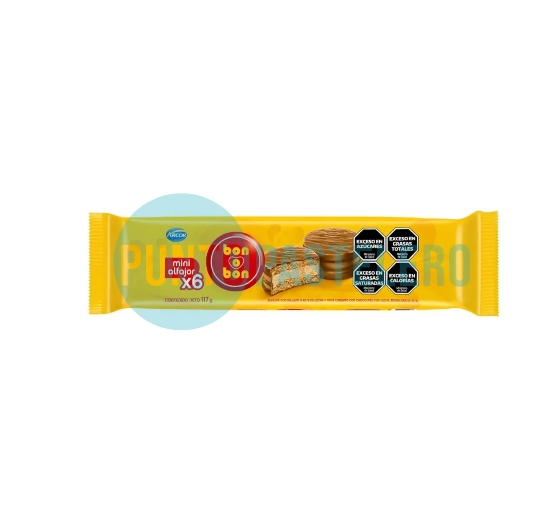MINI ALFAJORES BON O BON (X 6 U.) (X 117 GR.)