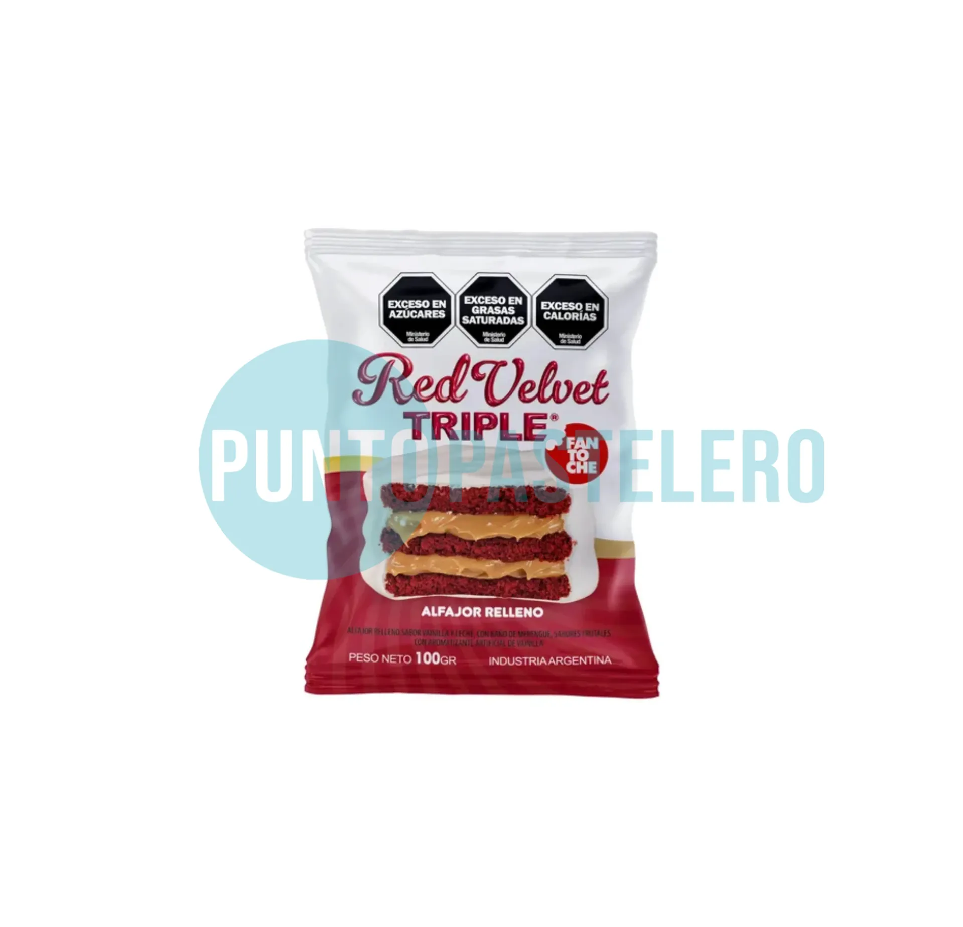 [7791672014923] ALFAJOR FANTOCHE RED VELVET (X 100 GR.)