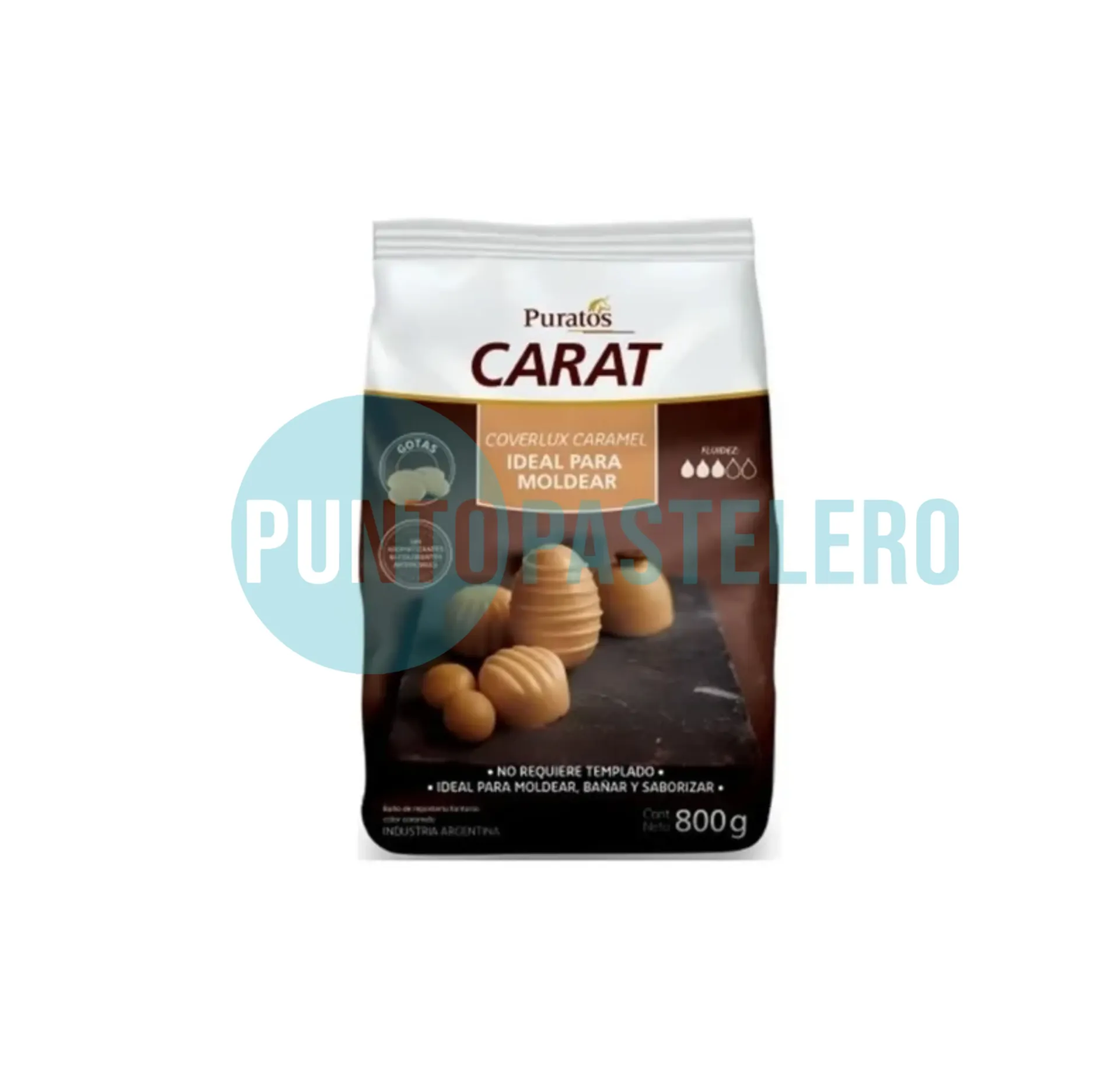 CARAT COVERLUX CARAMEL MOLDEO (X 100 GR.)