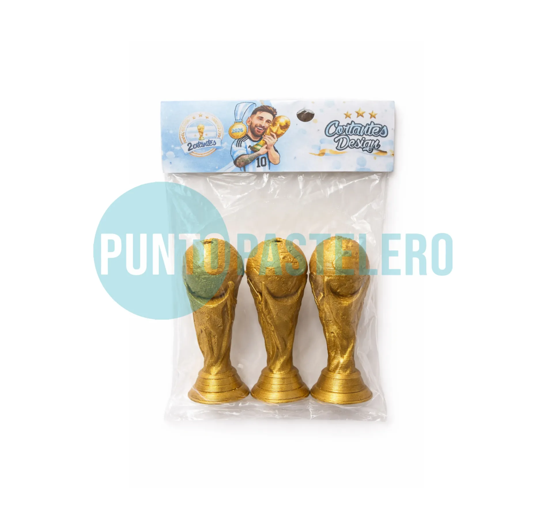 COPA DEL MUNDO DE FUTBOL (X 3 U.) (DESIGN)