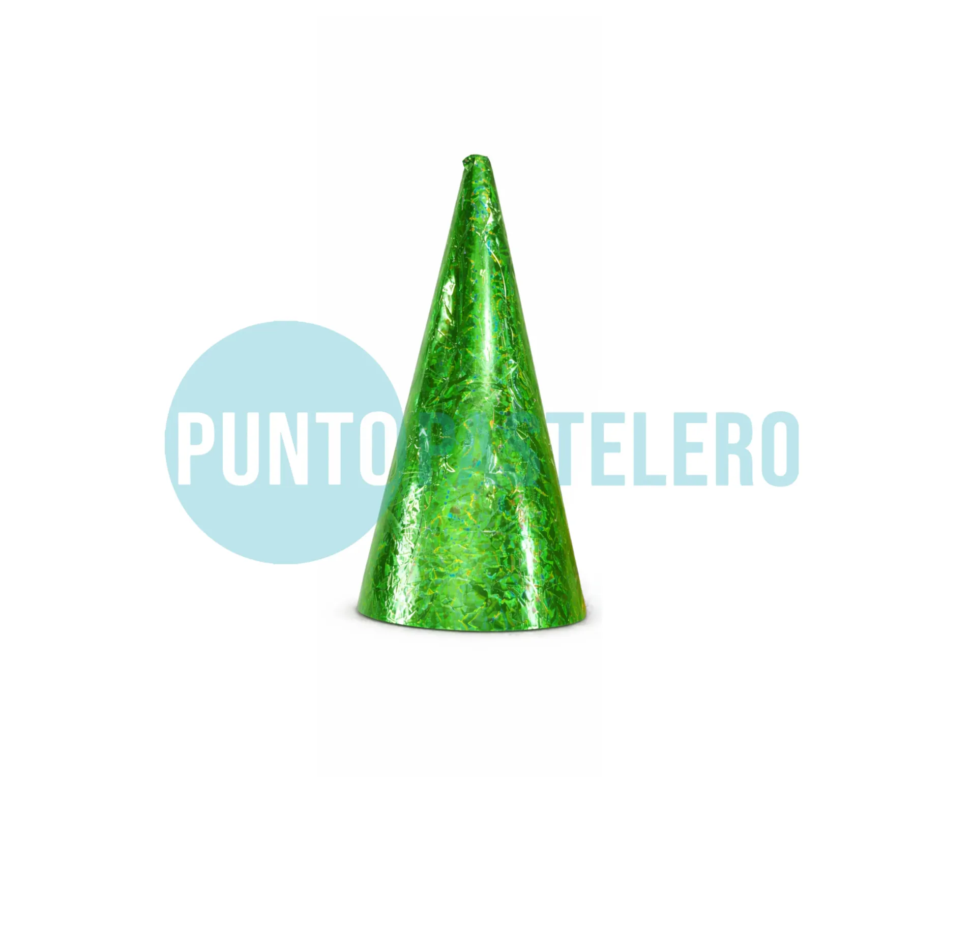 GORRO BONETE HOMENAJEADO HOLOGRAFICO GIGANTE VERDE