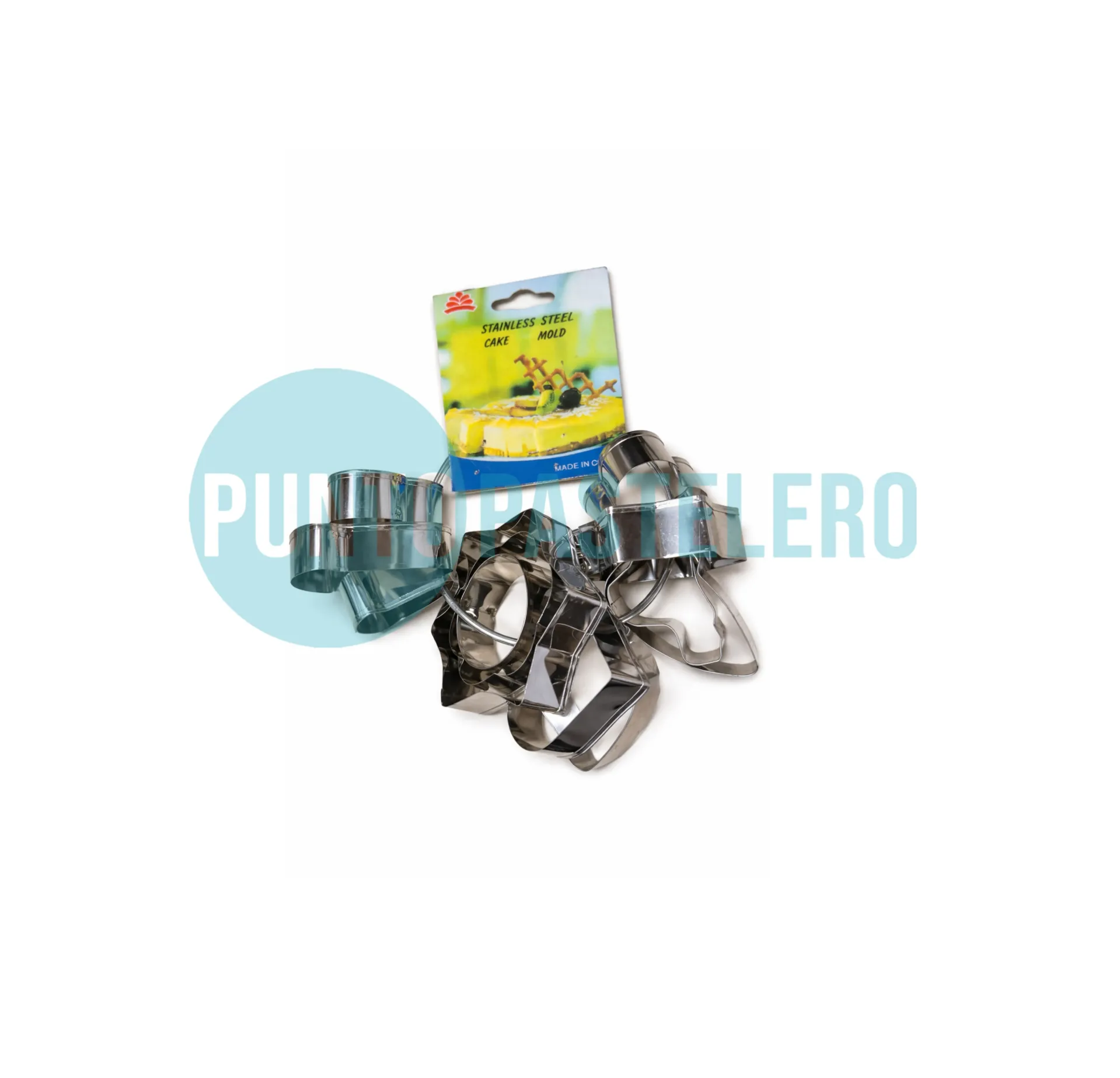 SET CORTANTE PARA GALLETAS METAL MODELOS VARIOS (12 U.) [P]