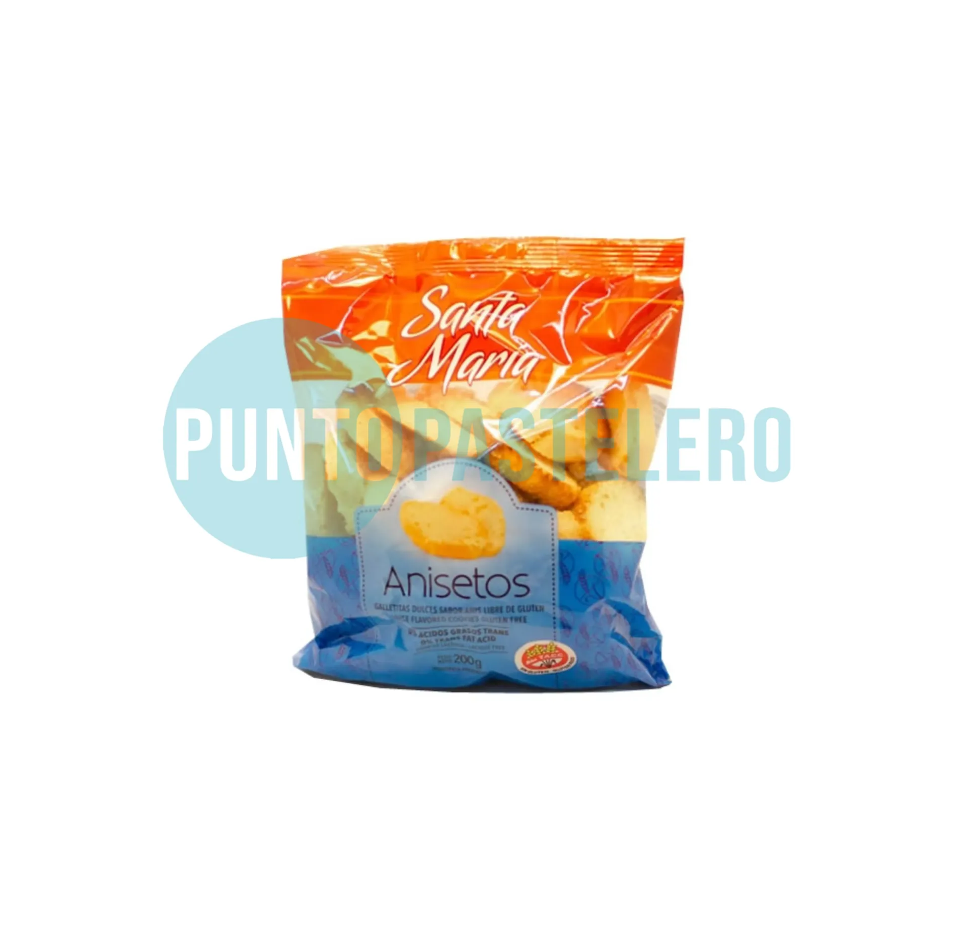 GALLETITAS ANISETO SANTA MARIA (X 200 GR.) (SIN TACC)