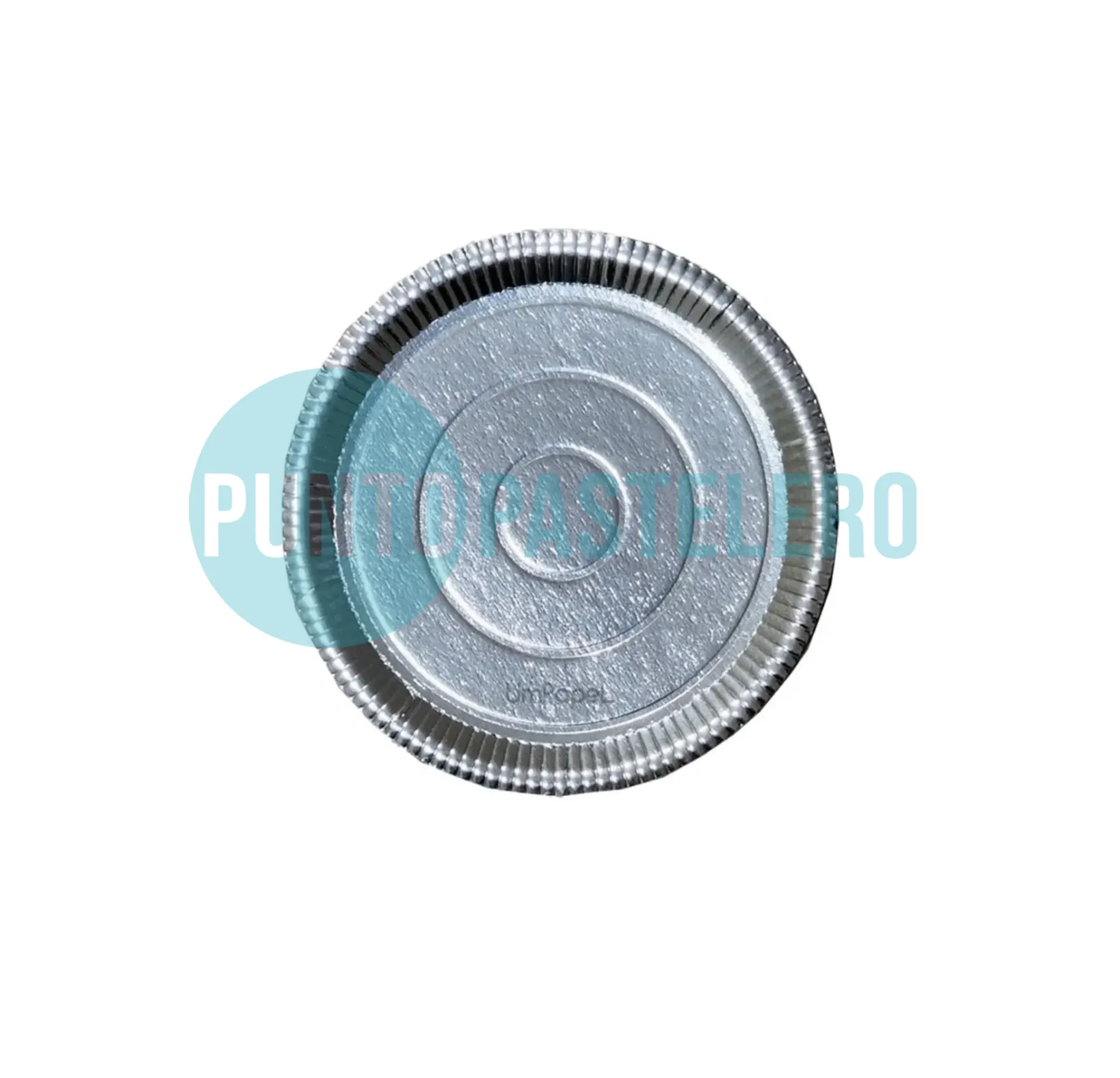 BANDEJA PLATEADA REDONDA (18 CM)