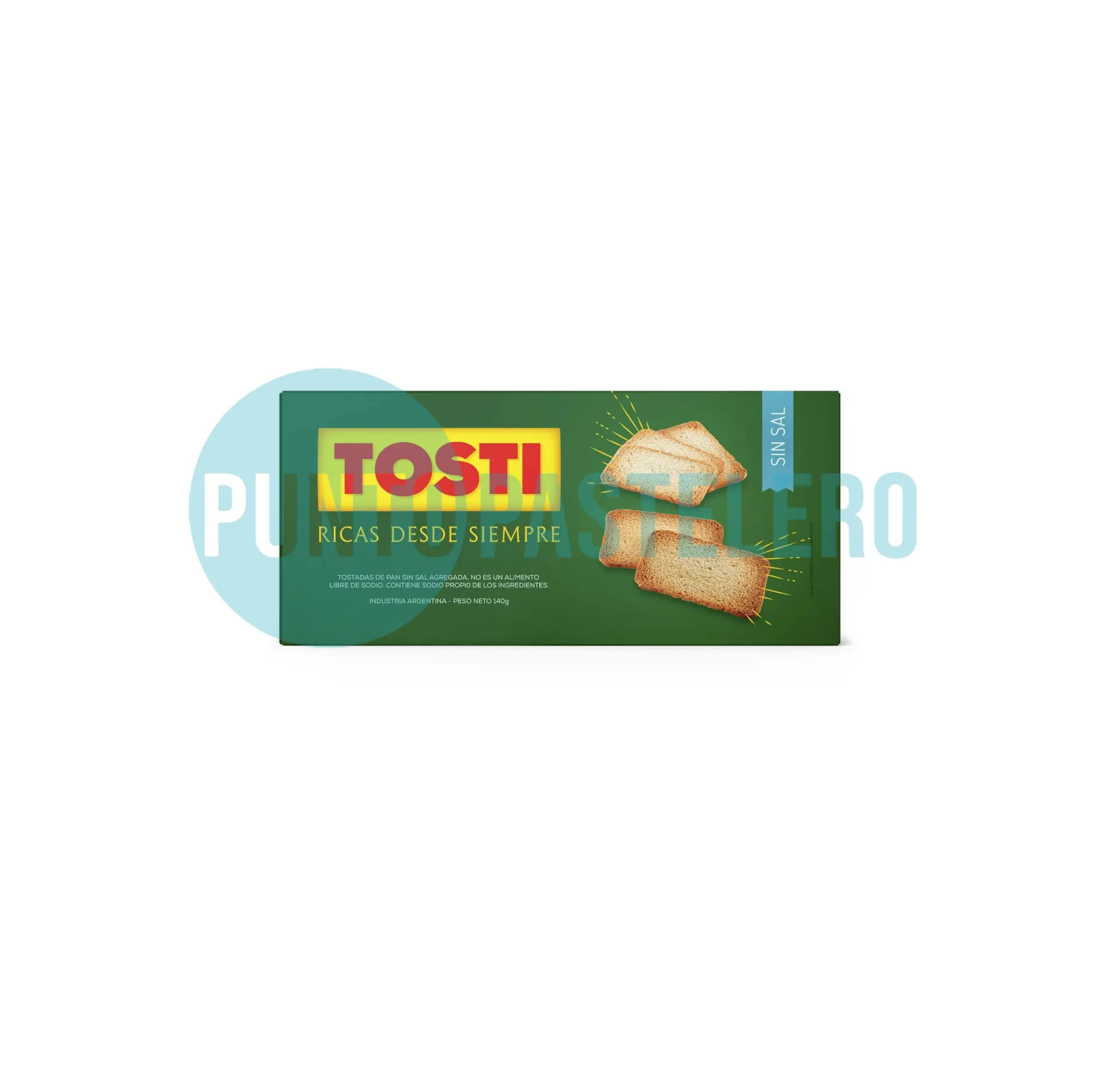 TOSTADAS TOSTI SIN SAL (X 140 GR.)