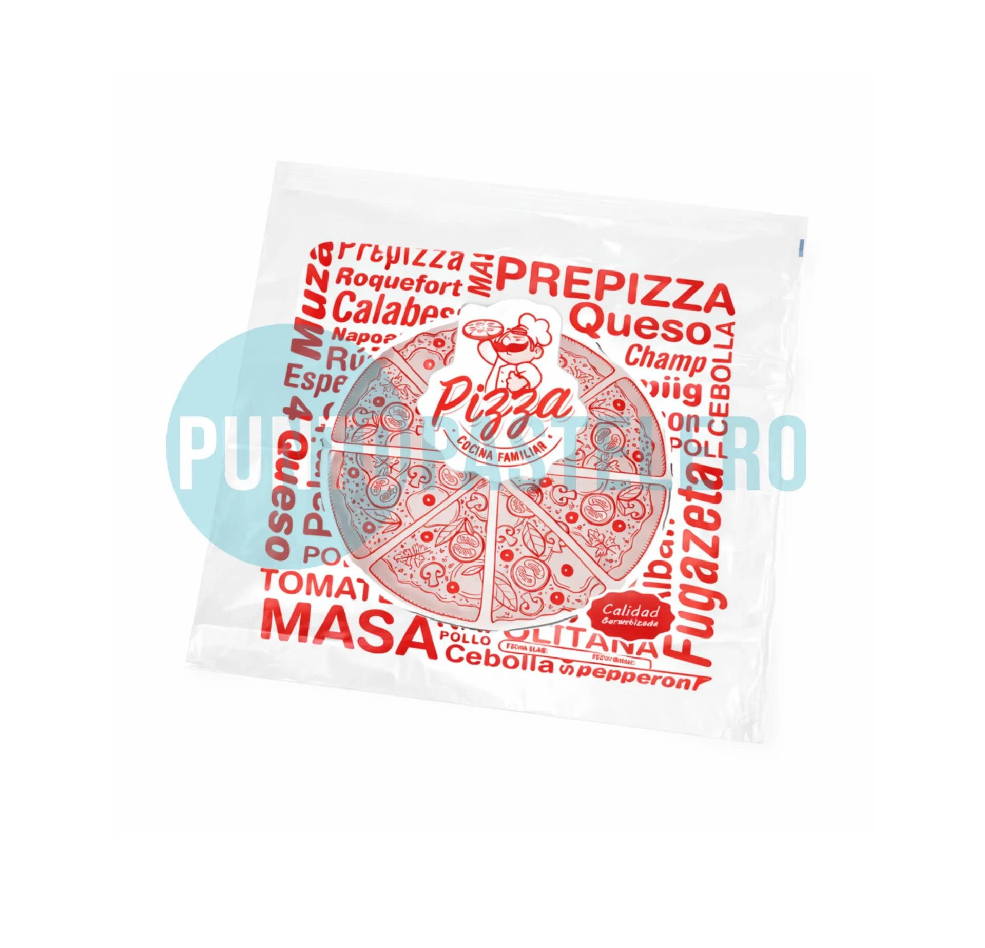 BOLSA PPP PIZZA 35X40 CM (X 10 U.)