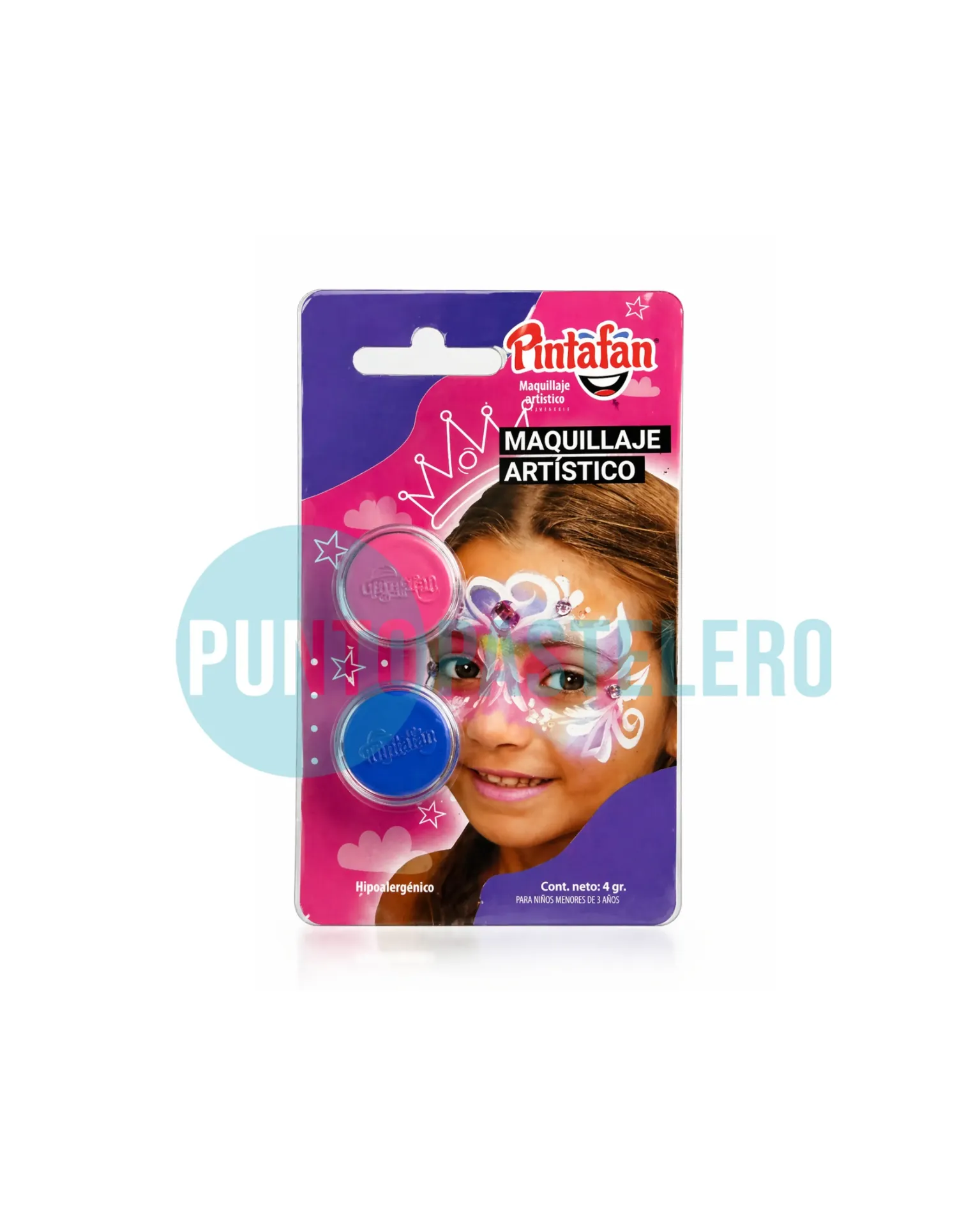 [7798108692946] MAQUILLAJE ACUARELABLE SET X 2 (CELESTE-ROSA) (4 GR.)