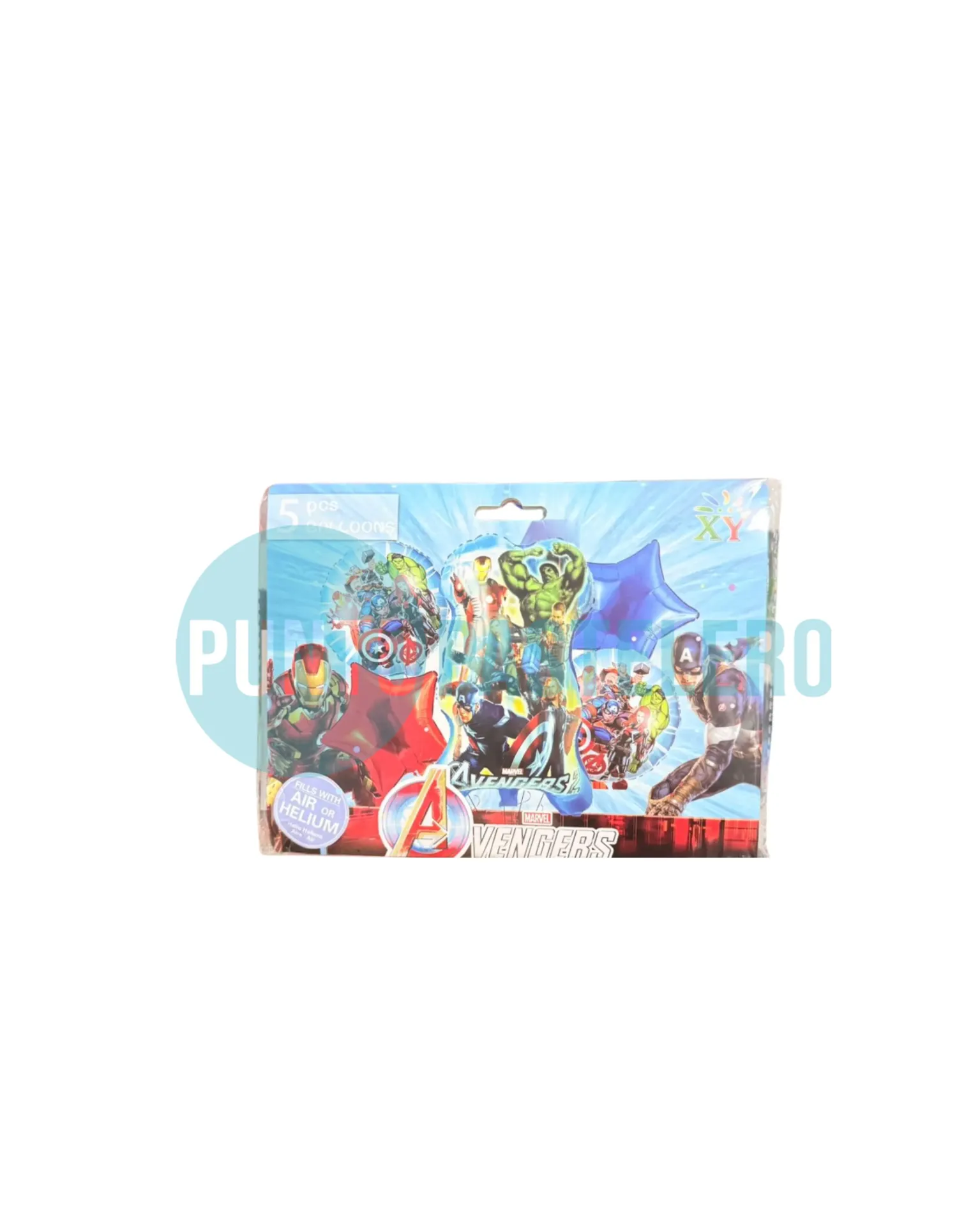 SET DE GLOBOS AVENGERS (5 PIEZAS)