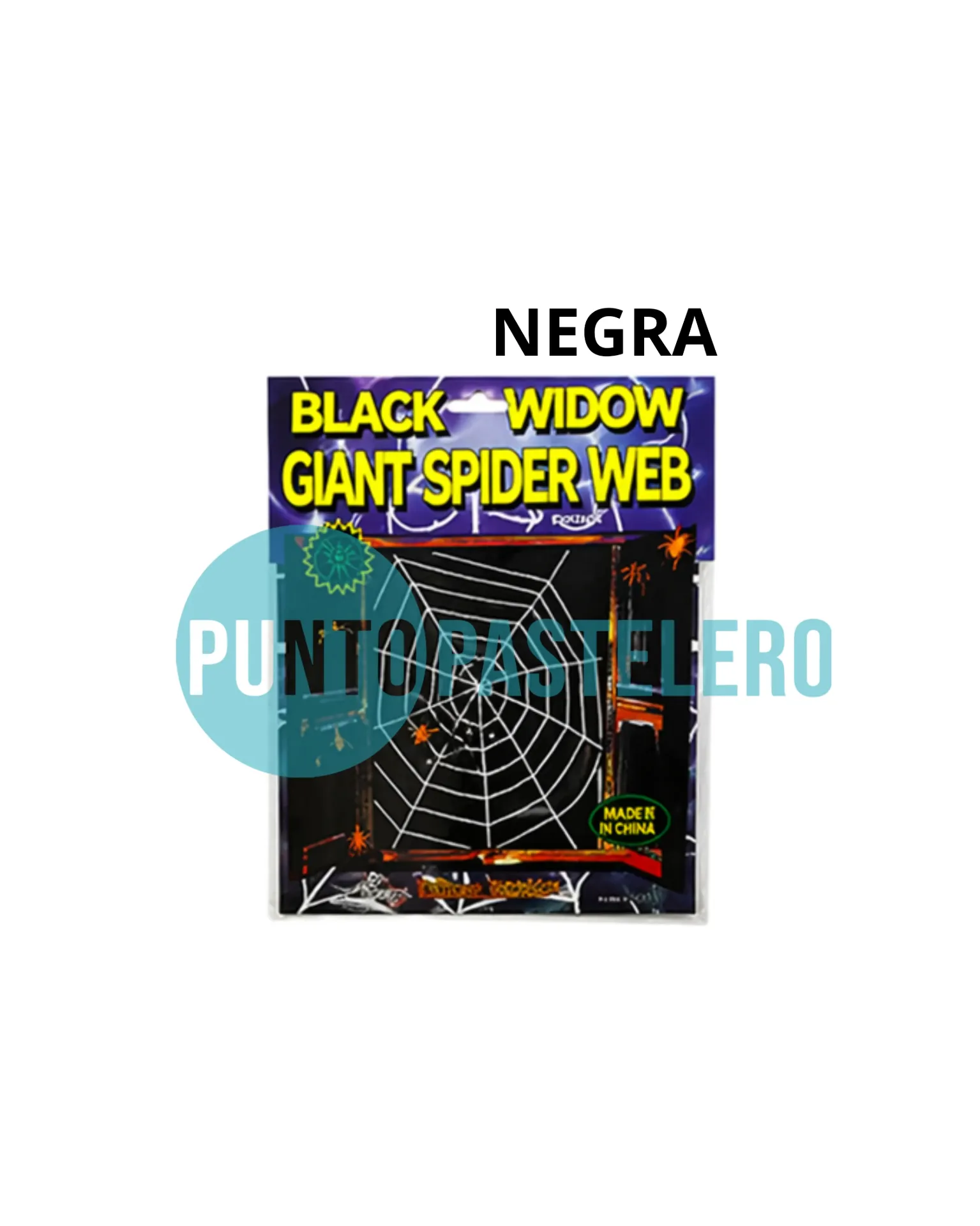 TELA DE ARAÑA PREMIUM (1.5 MT.) (NEGRA)