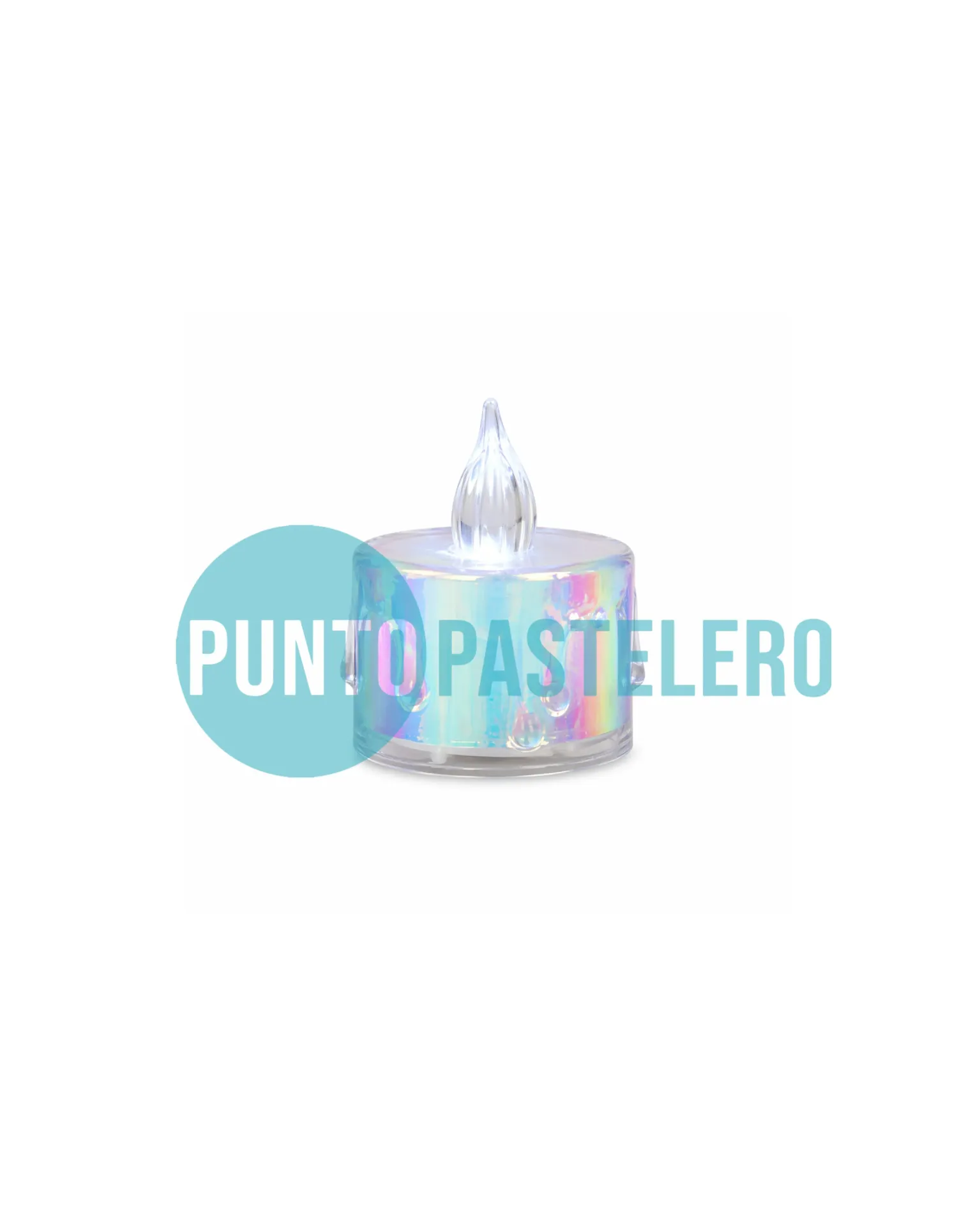 VELA DE NOCHE LED CRISTAL (5 CM) (TORNASOLADA)