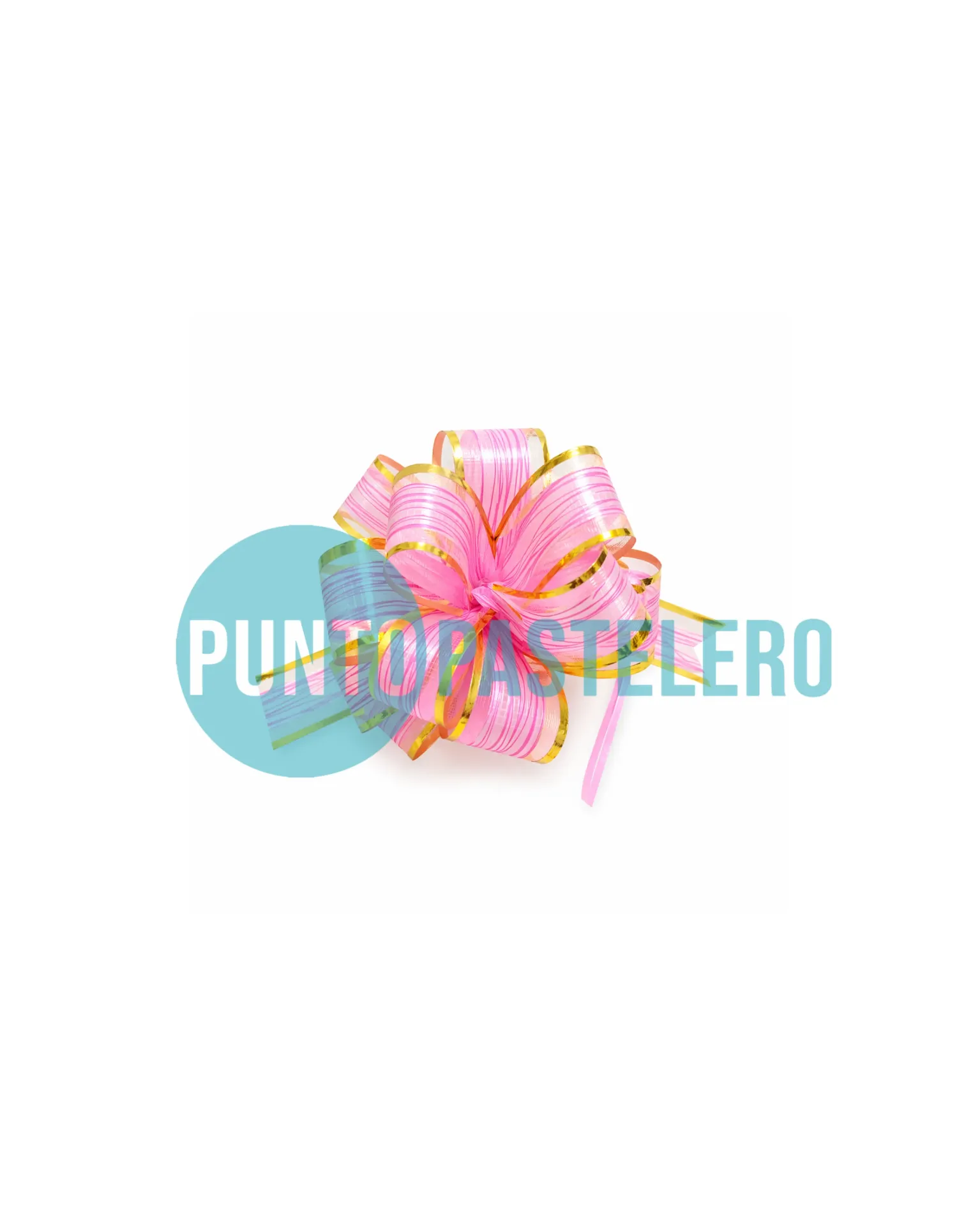 [00124648] MOÑO FACIL ORGANZA LAME 3X82 CM (UNIDAD) (AO062)
