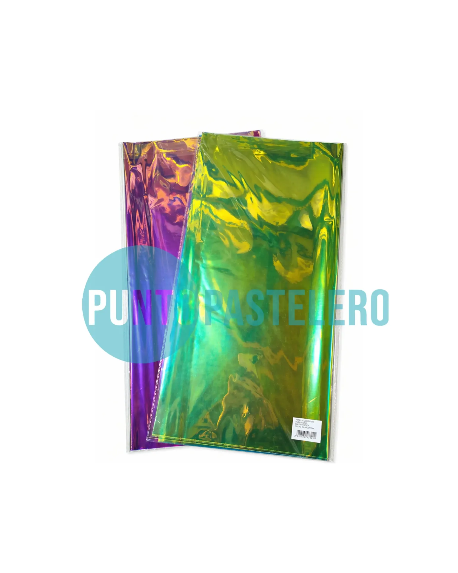 [2051287933497] PACK PAPEL COREANO DE REGALO TORNASOLADO (X 10 U.)