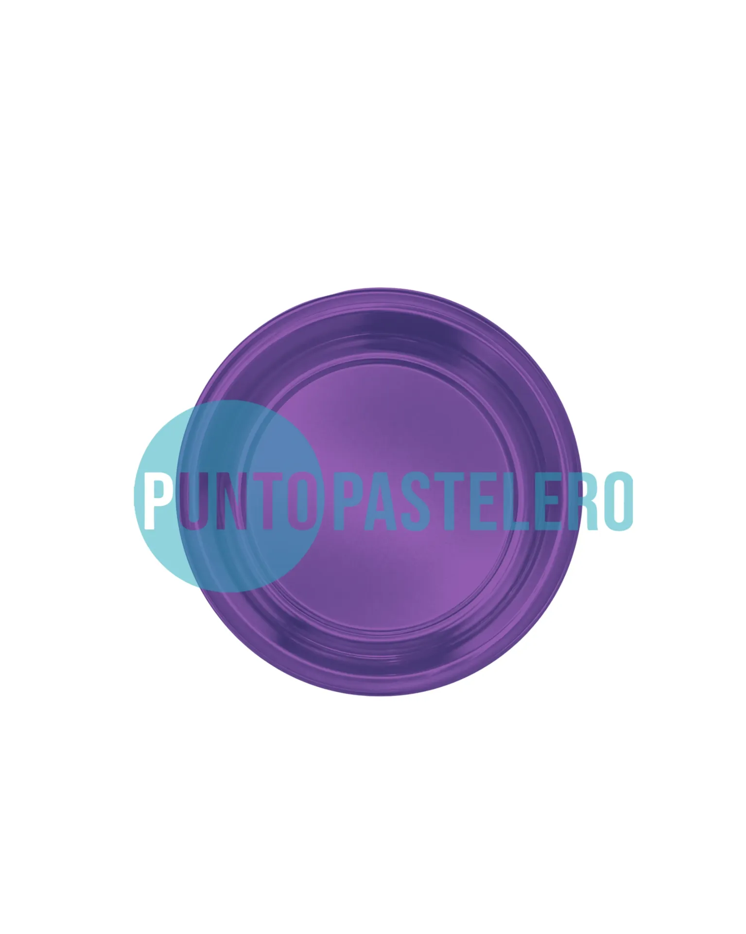 [00125458V] PLATO PLASTICO PREMIUM VIOLETA (X 10 U.)