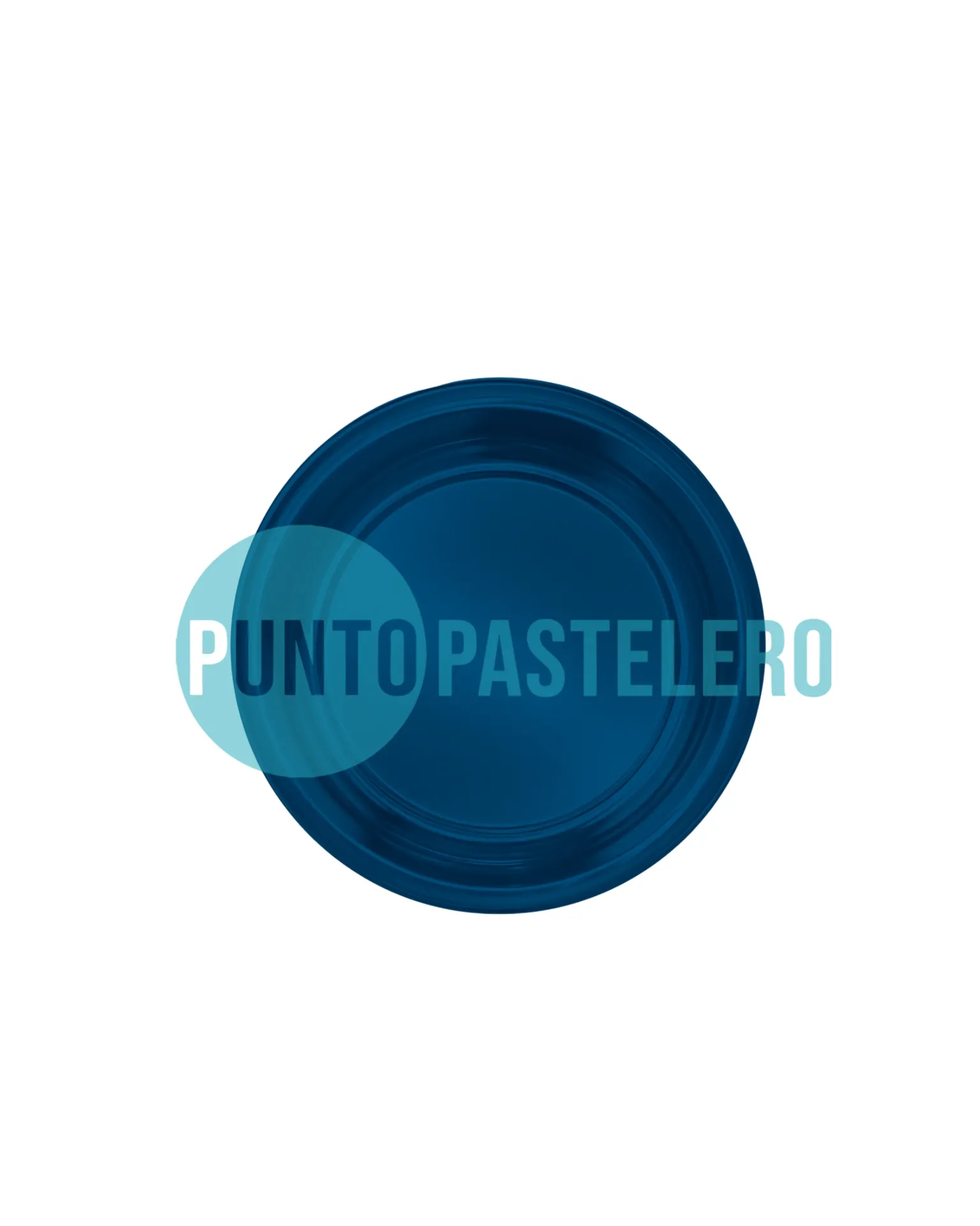 [00125458Z] PLATO PLASTICO PREMIUM AZUL (X 10 U.)