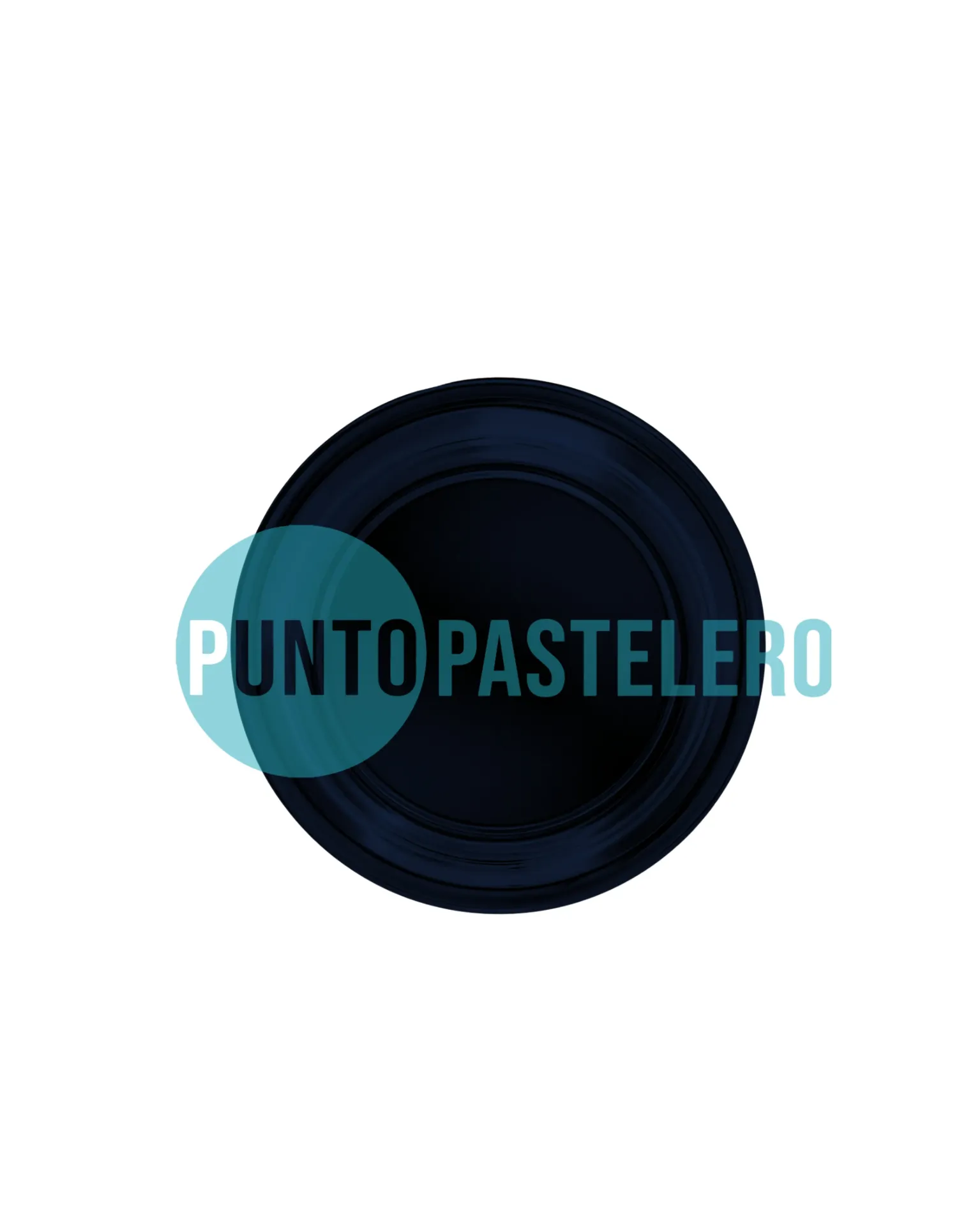 [00125458N] PLATO PLASTICO PREMIUM NEGRO (X 10 U.)