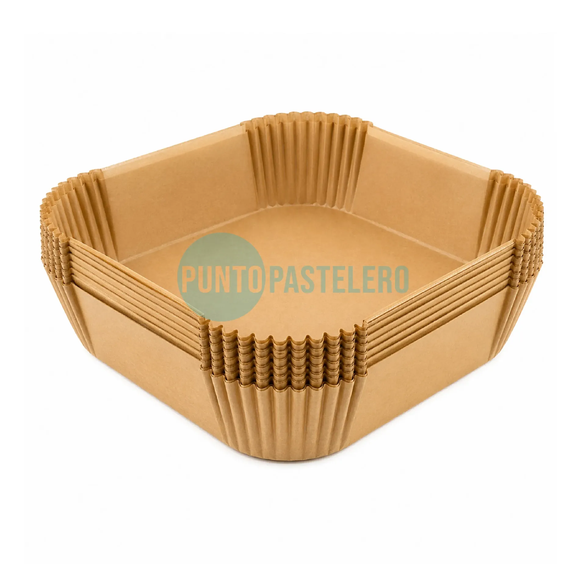 MOLDE DE PAPEL FREIDORA AIRE CUADRADO (16 CM.) (X 50 U.)
