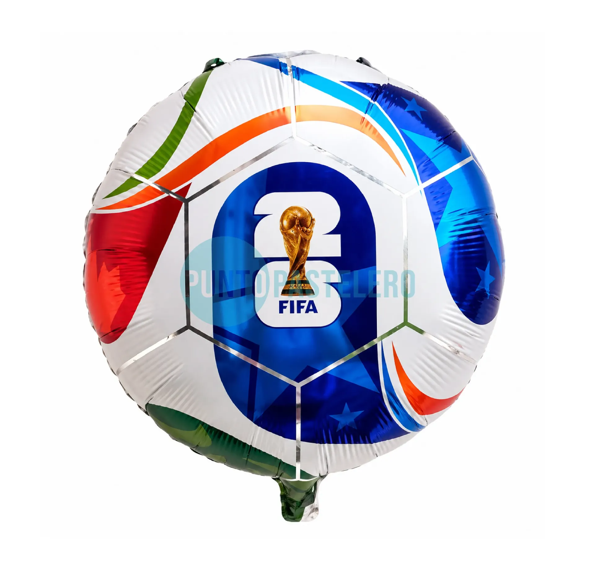 GLOBO PELOTA DEL MUNDIAL 2026 (45 CM)