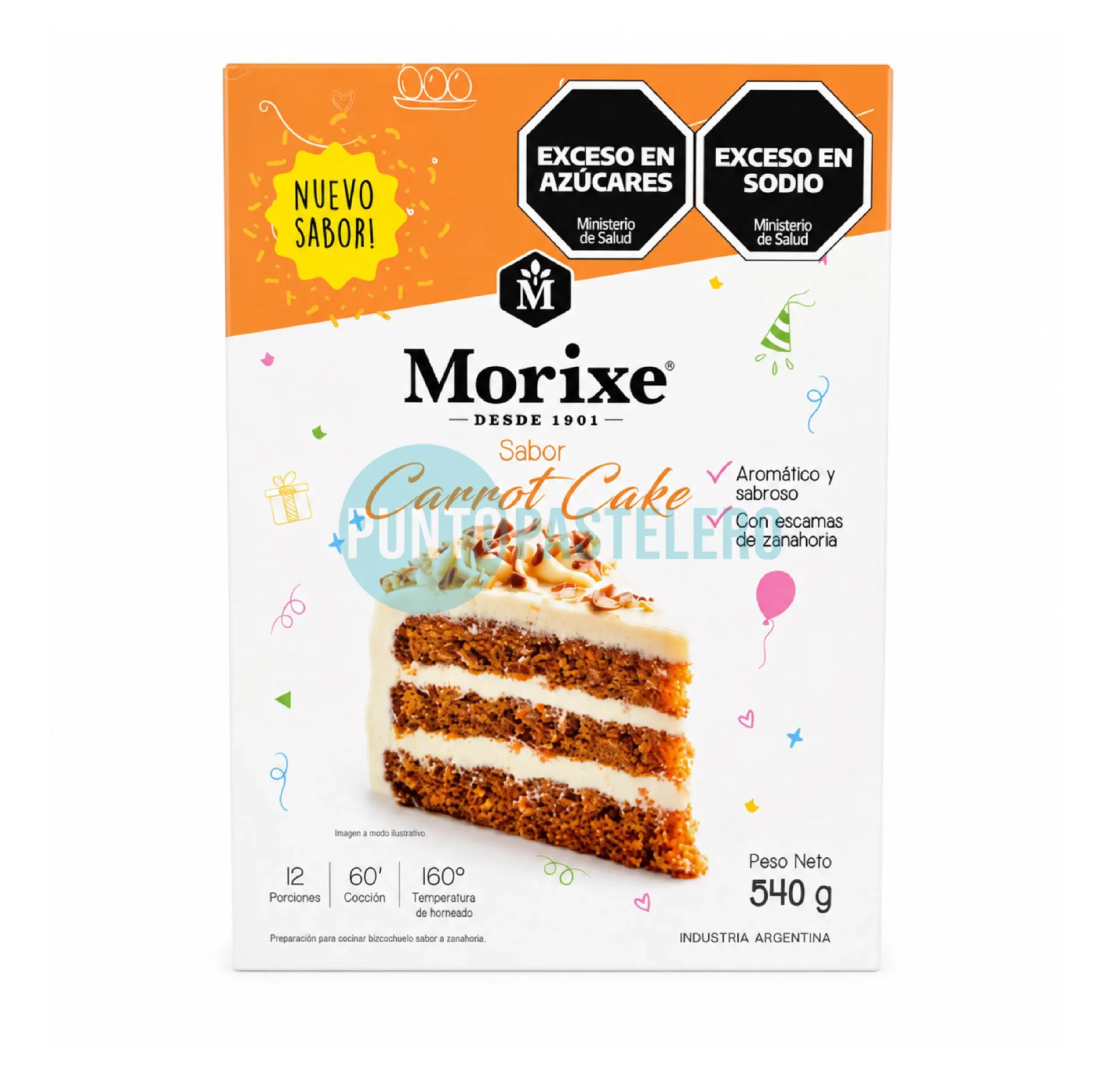 [7790199605003] BIZCOCHUELO MORIXE CARROT CAKE (X 540 GR.)