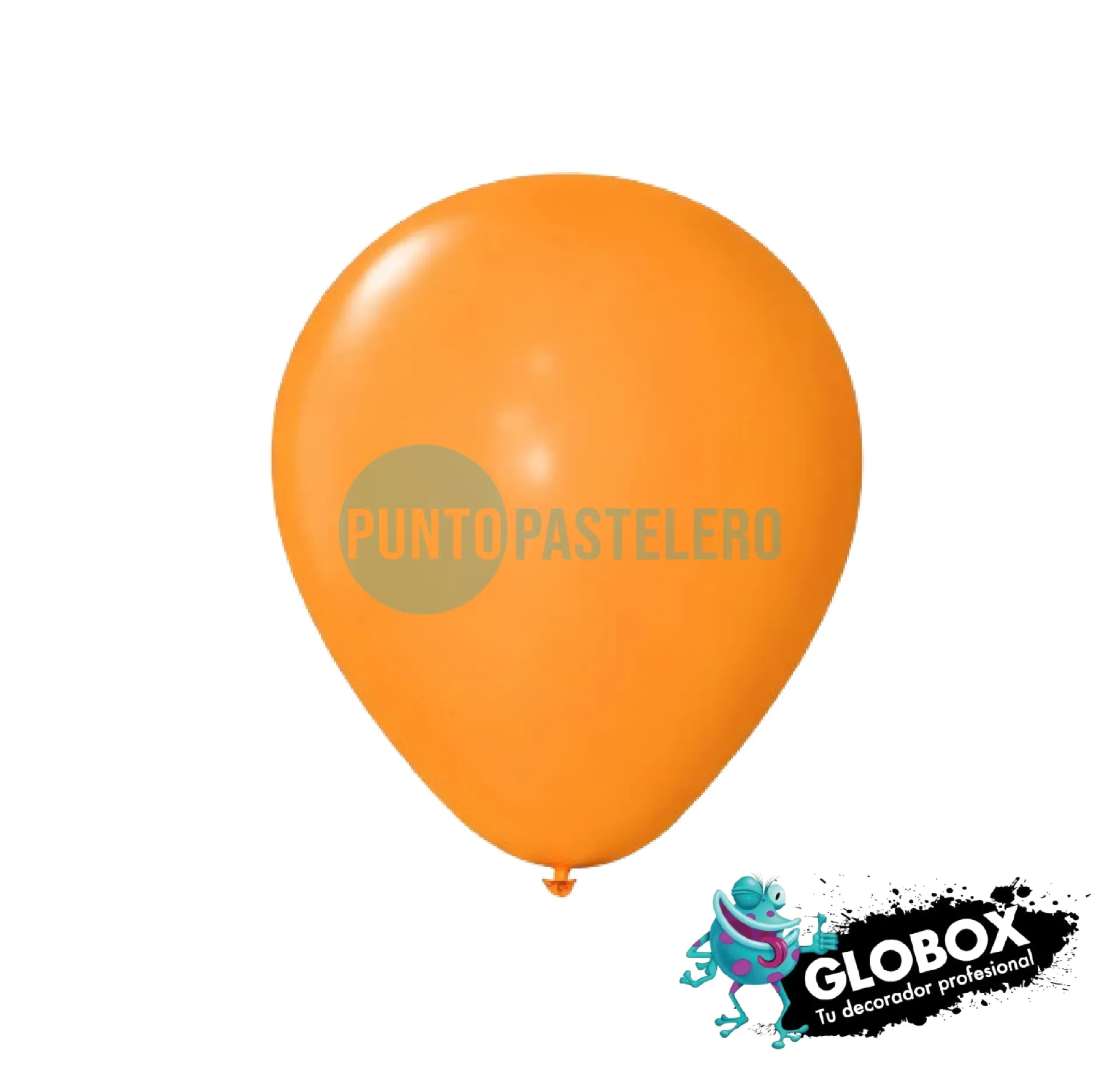 PACK GLOBO GLOBOX LISO 12" MAIZ (X 10 U.)