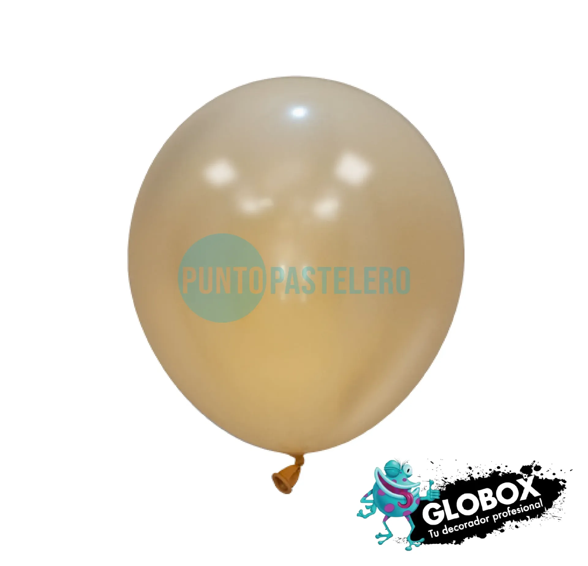 PACK GLOBO GLOBOX LISO 12" PIEL (X 10 U.)