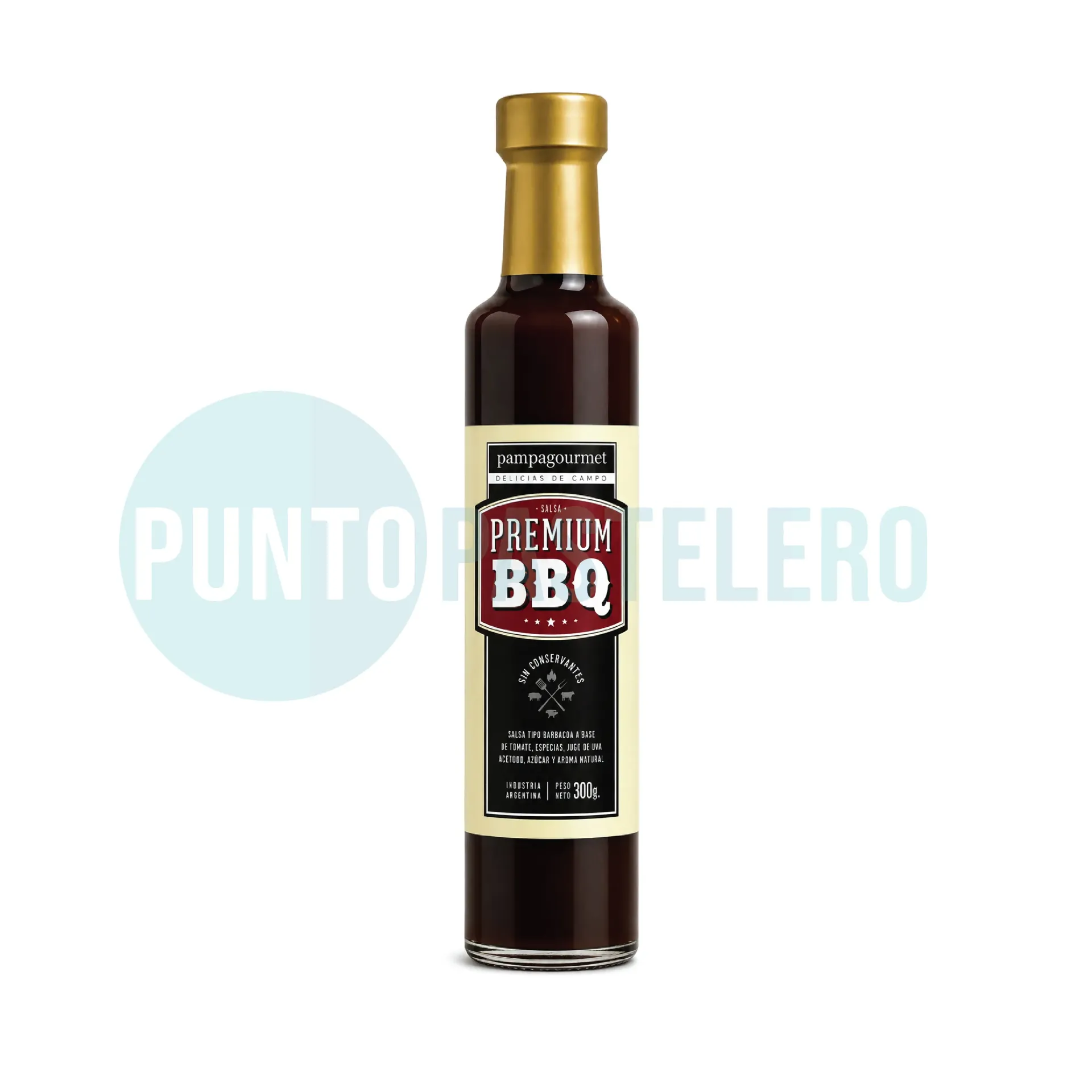 [7798131061115] SALSA BBQ BARBACOA PAMPA GOURMET (X 300 CC.) (SIN TACC)
