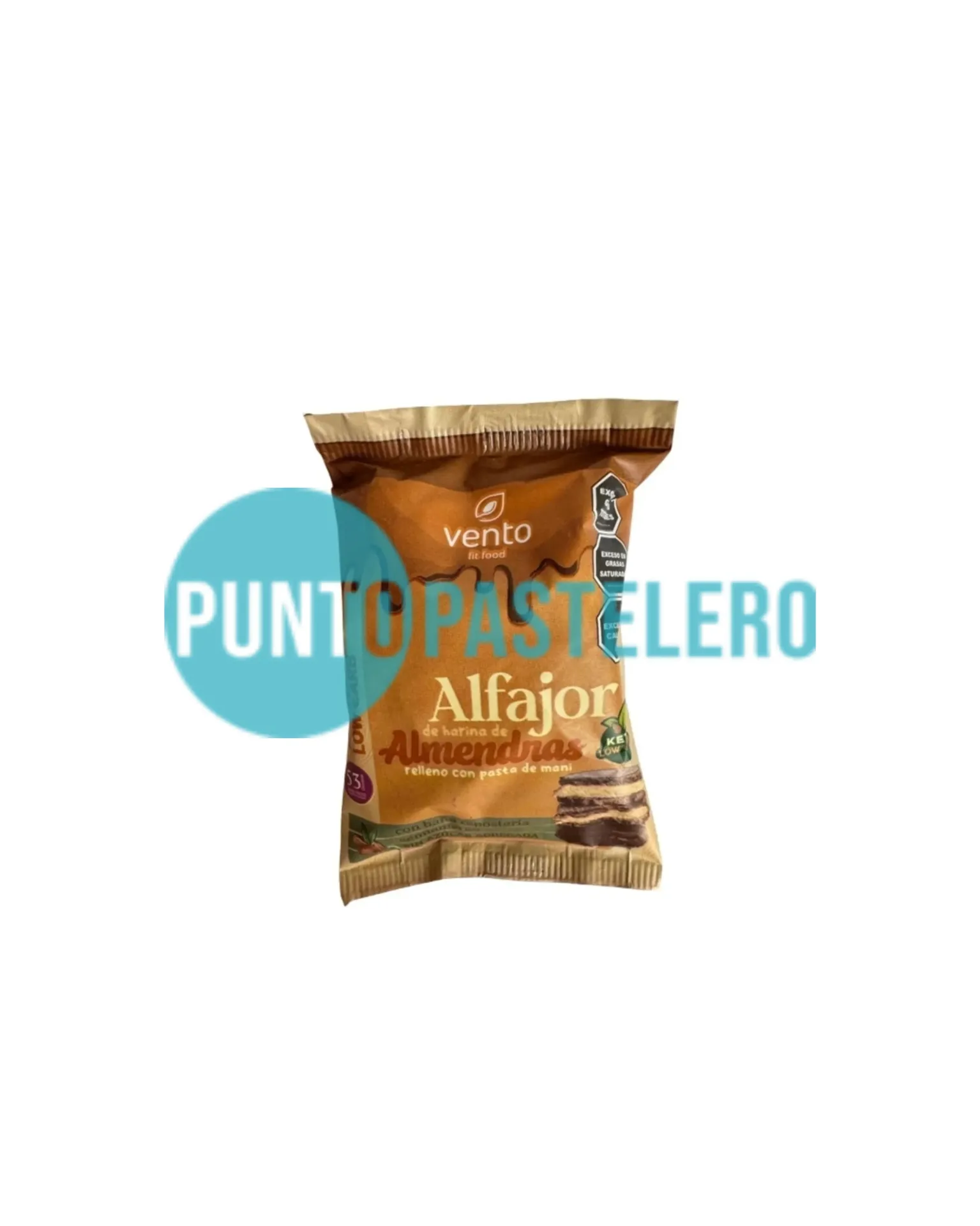 ALFAJOR VENTO FIT ALMENDRAS Y AVELLANAS (KETO)