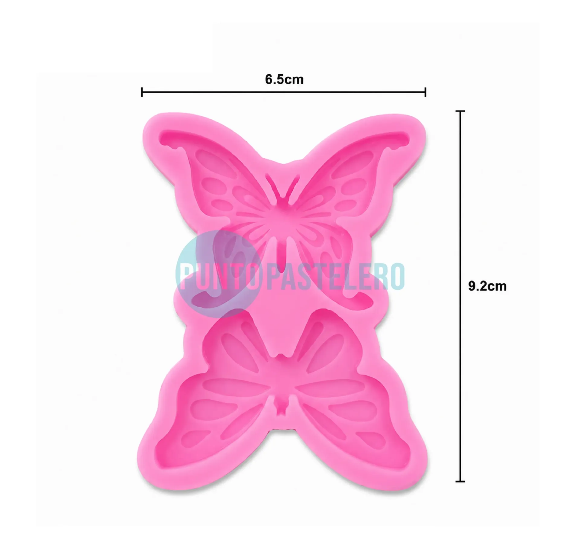[81909802912716] MOLDE DE SILICONA DOS MARIPOSAS (29S12) [C6]