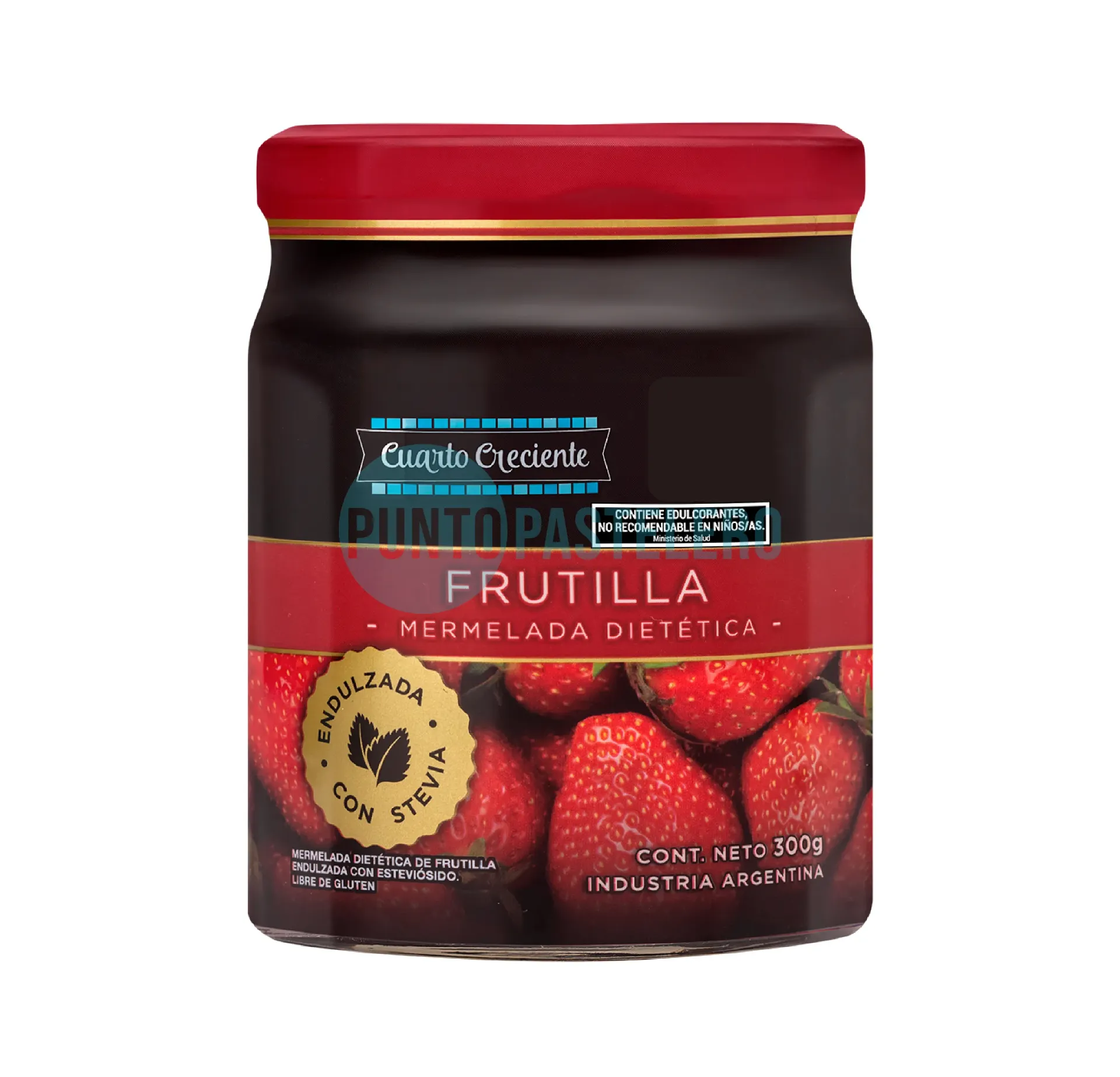 MERMELADA FRUTILLA CUARTO CRECIENTE X 280 GR. (SIN TACC) (SIN AZUCAR)