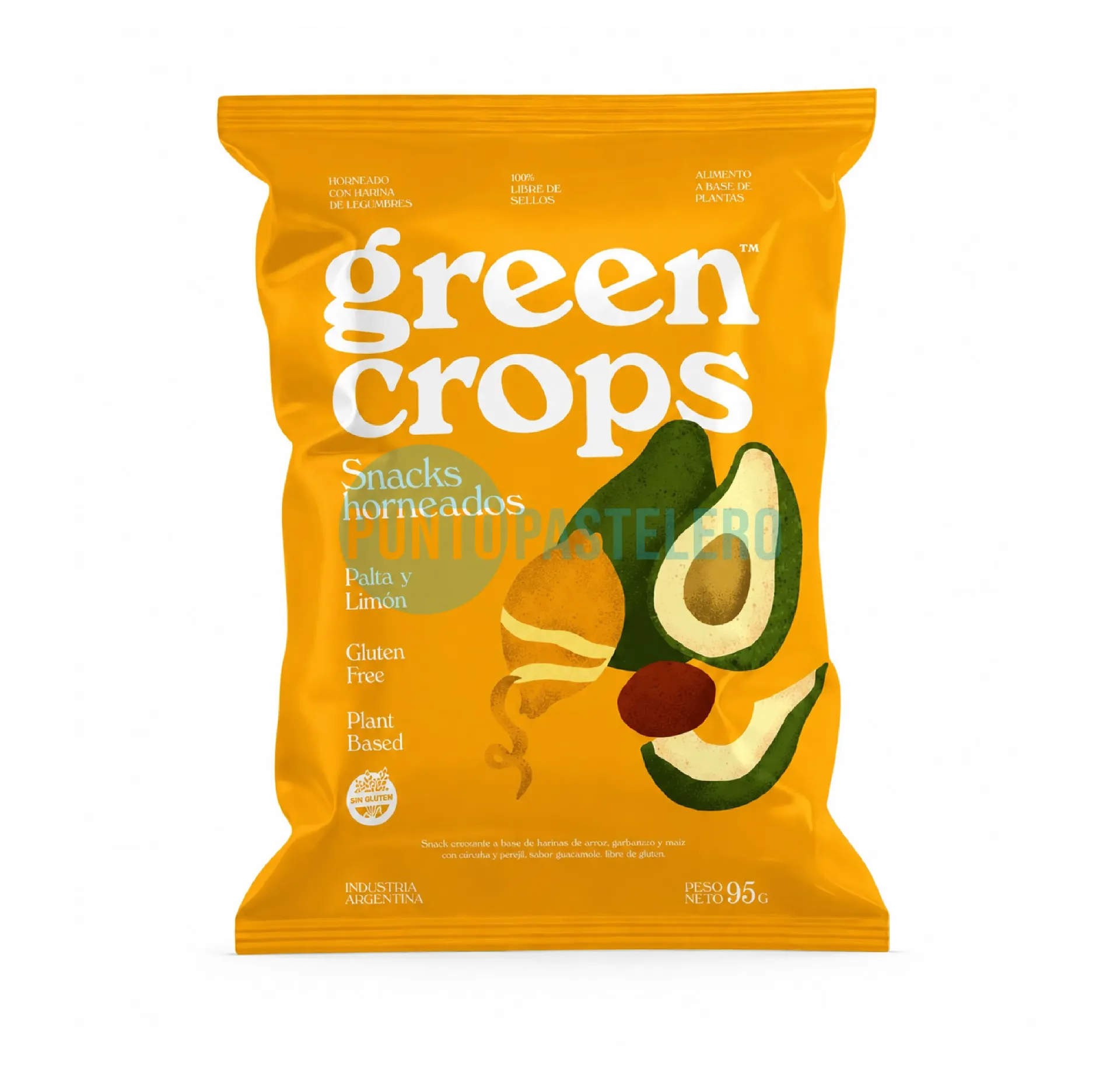 GREEN CROPS SNACK PALTA Y LIMON (X 45 GR.) (SIN TACC)
