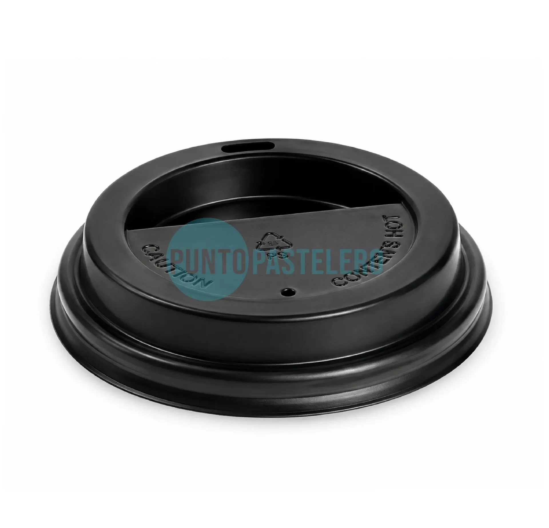 TAPA PARA VASO TERMICO 240 CC CON PICO (X 25 U.)