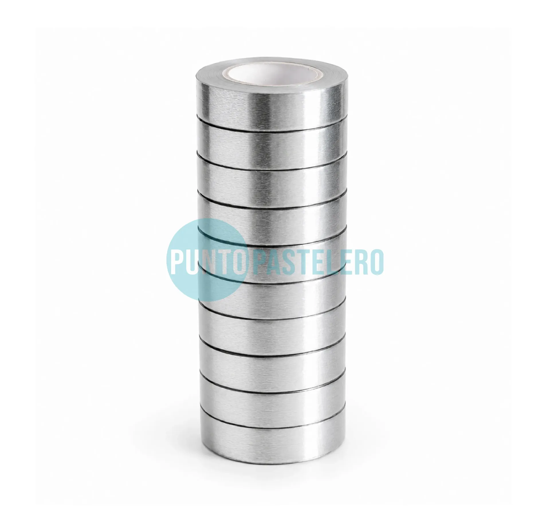 CINTA REGALO FANTASIA PLATA 10 MM (X 10 MT.)