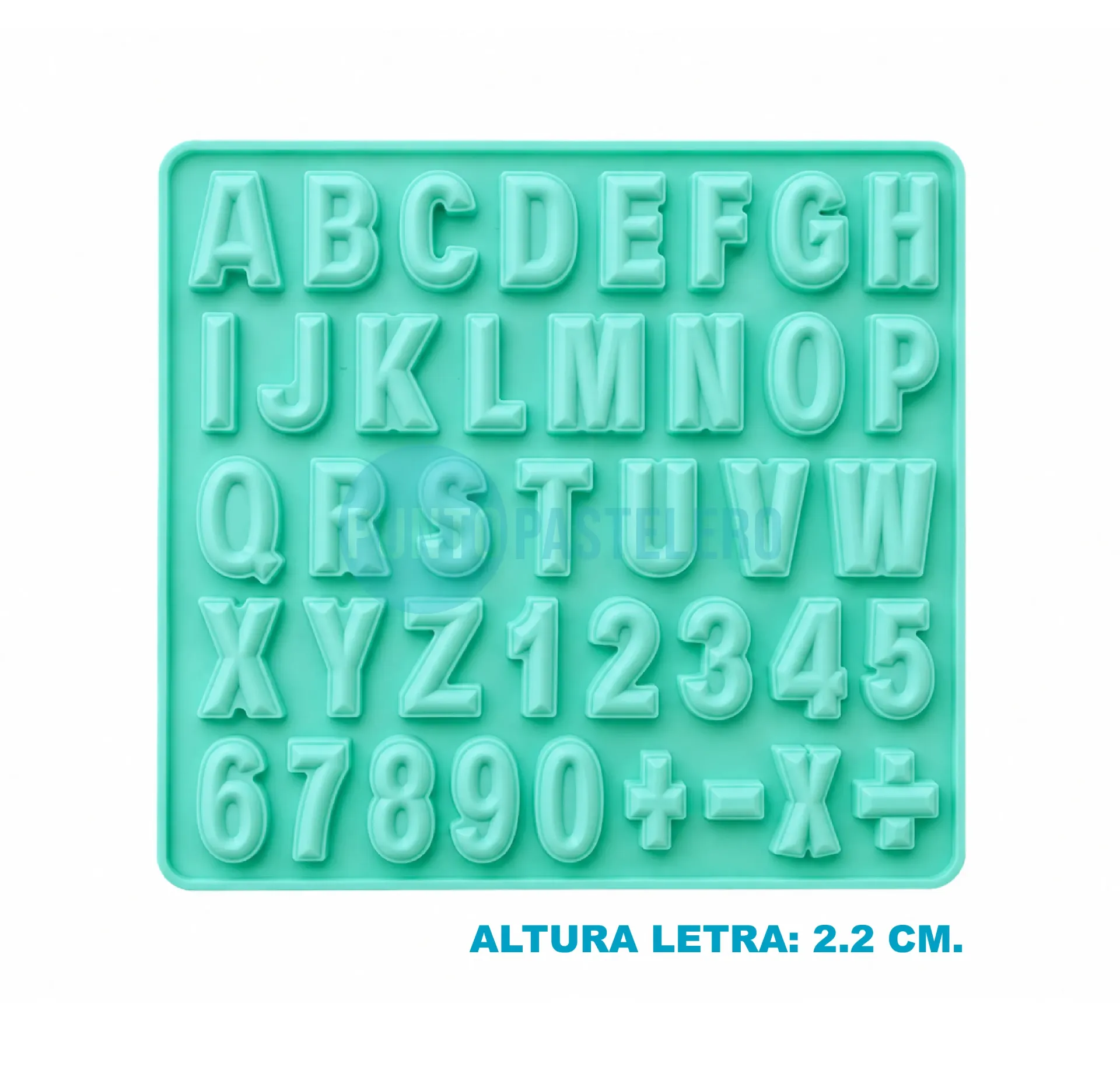MOLDE BOMBON SILICONA ABECEDARIO + NUMEROS (BM2241) [P]