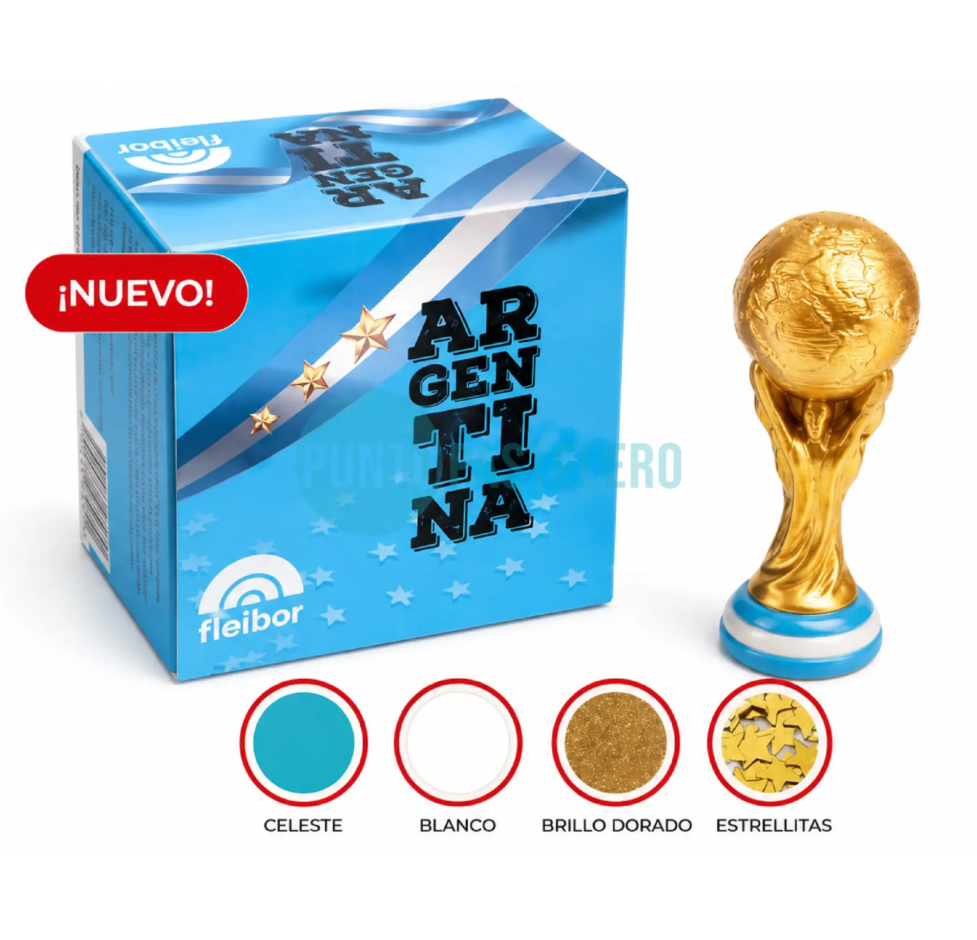 SET COLORANTES ARGENTINA FLEIBOR (4 PIEZAS)