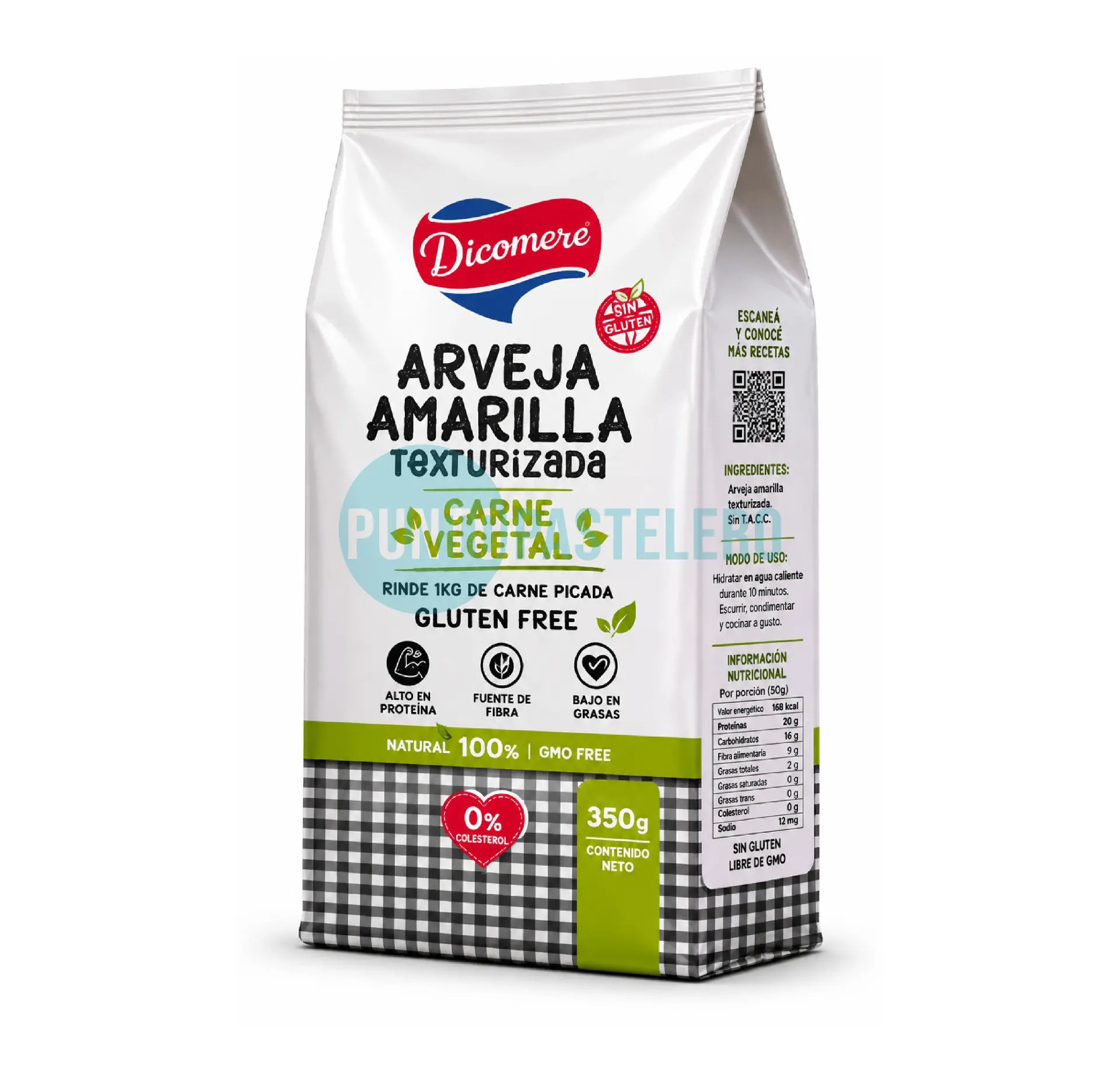 ARVEJA TEXTURIZADA DICOMERE (X 350 GR.) (SIN TACC)