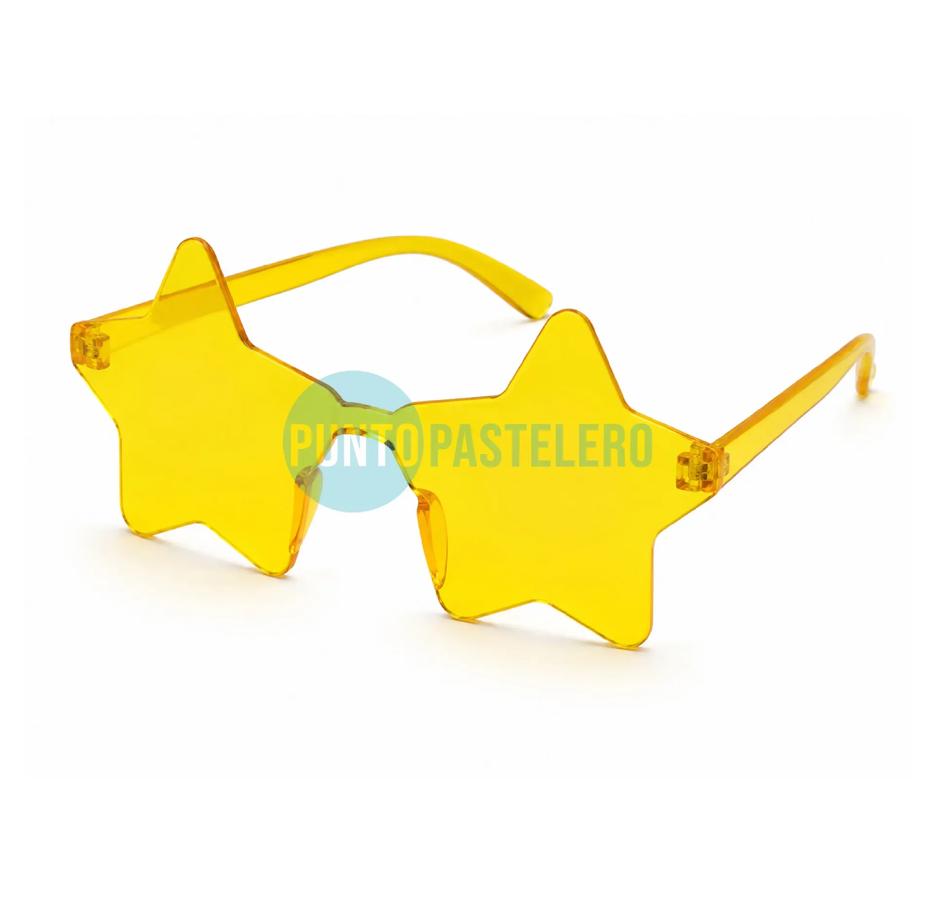 ANTEOJO ACRILICO ESTRELLA AMARILLA