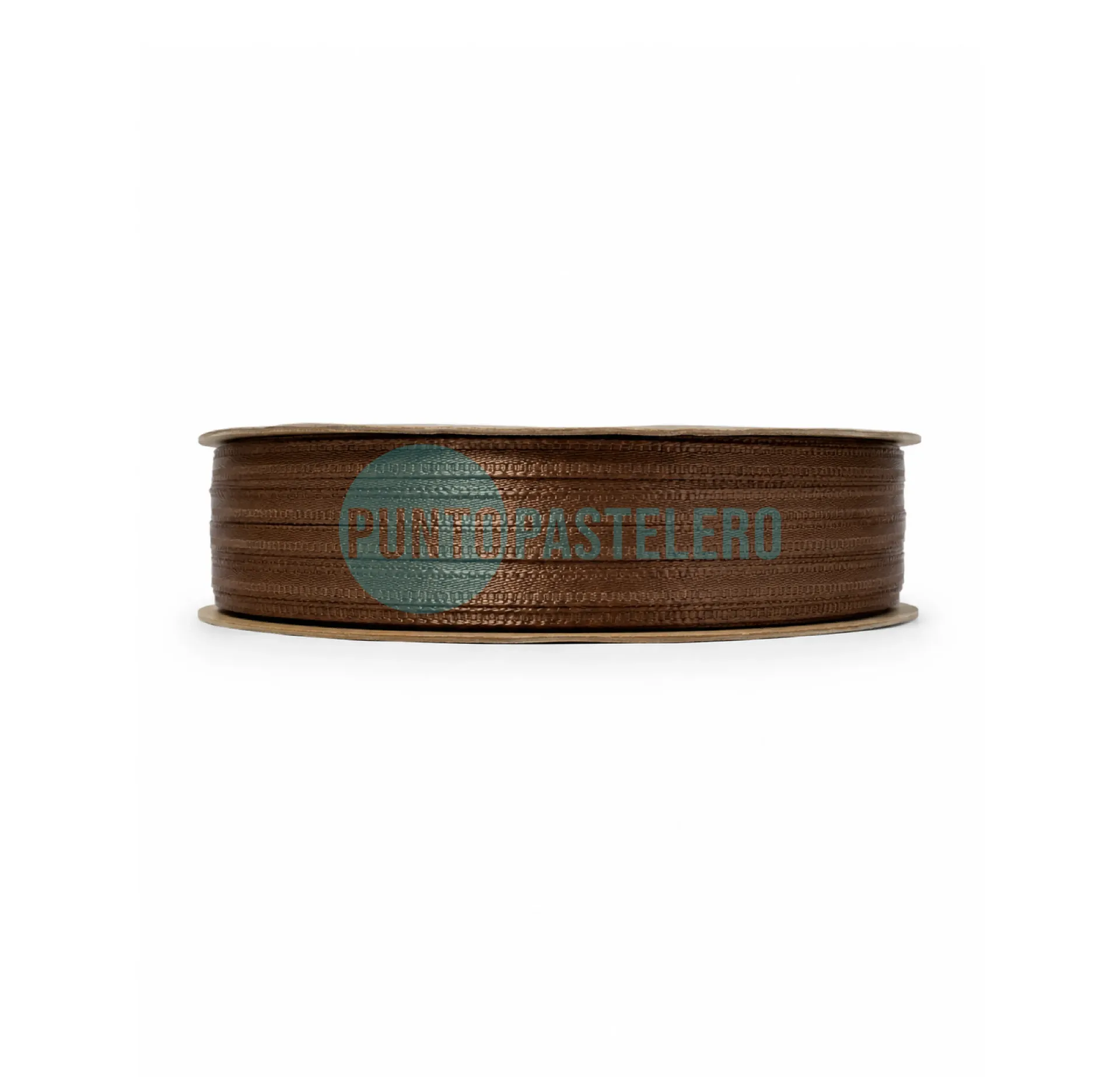 ROLLO CINTA RASO N°1 MARRON (CORDON DE ORO) (X 50 MT.)
