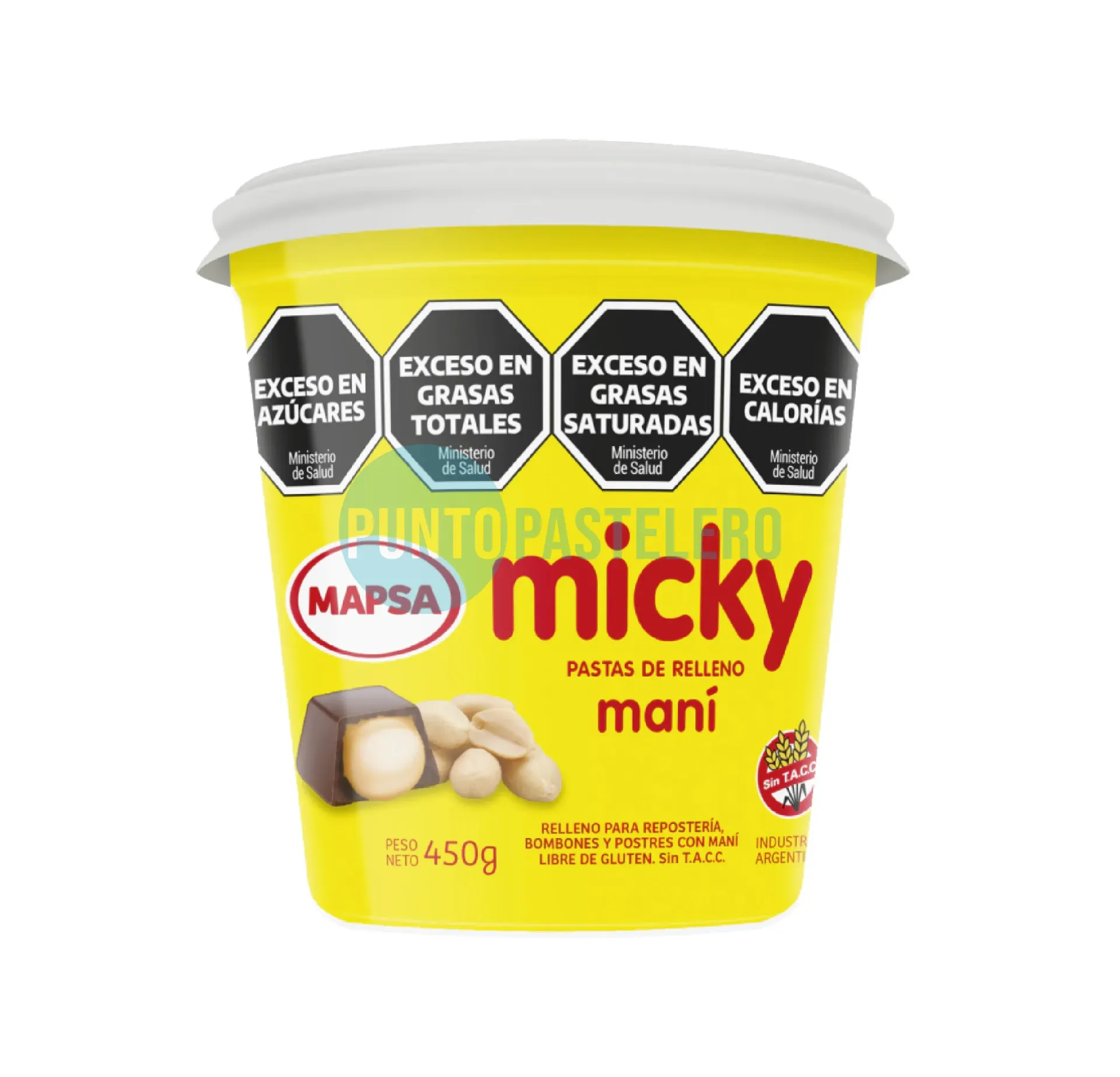 PASTA DE MANI MAPSA (X 450 GR.)