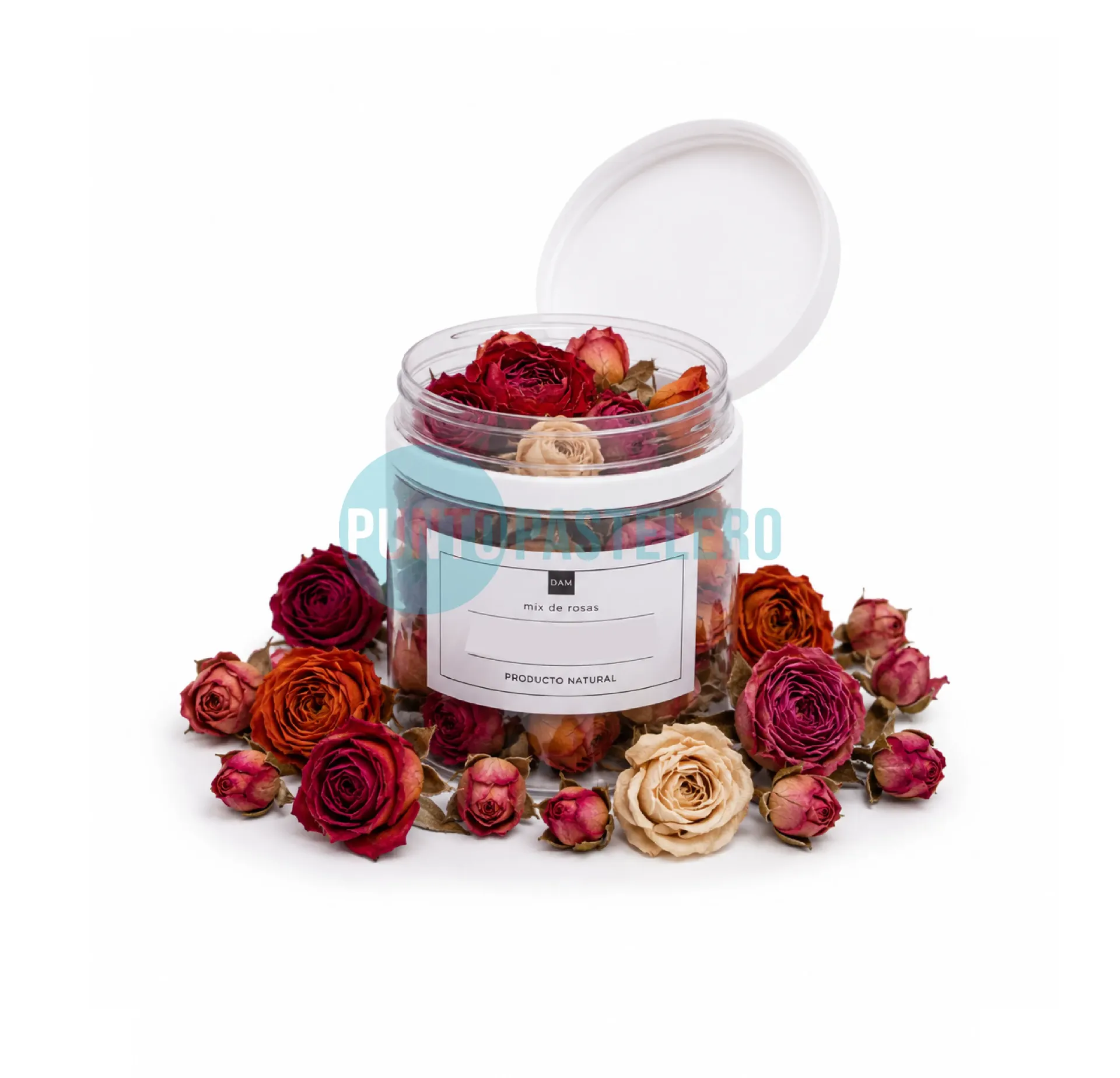 [45677] FLORES COMESTIBLES MIX DE ROSAS (X 144 CC.) (GRISELDA DE PEDRO)