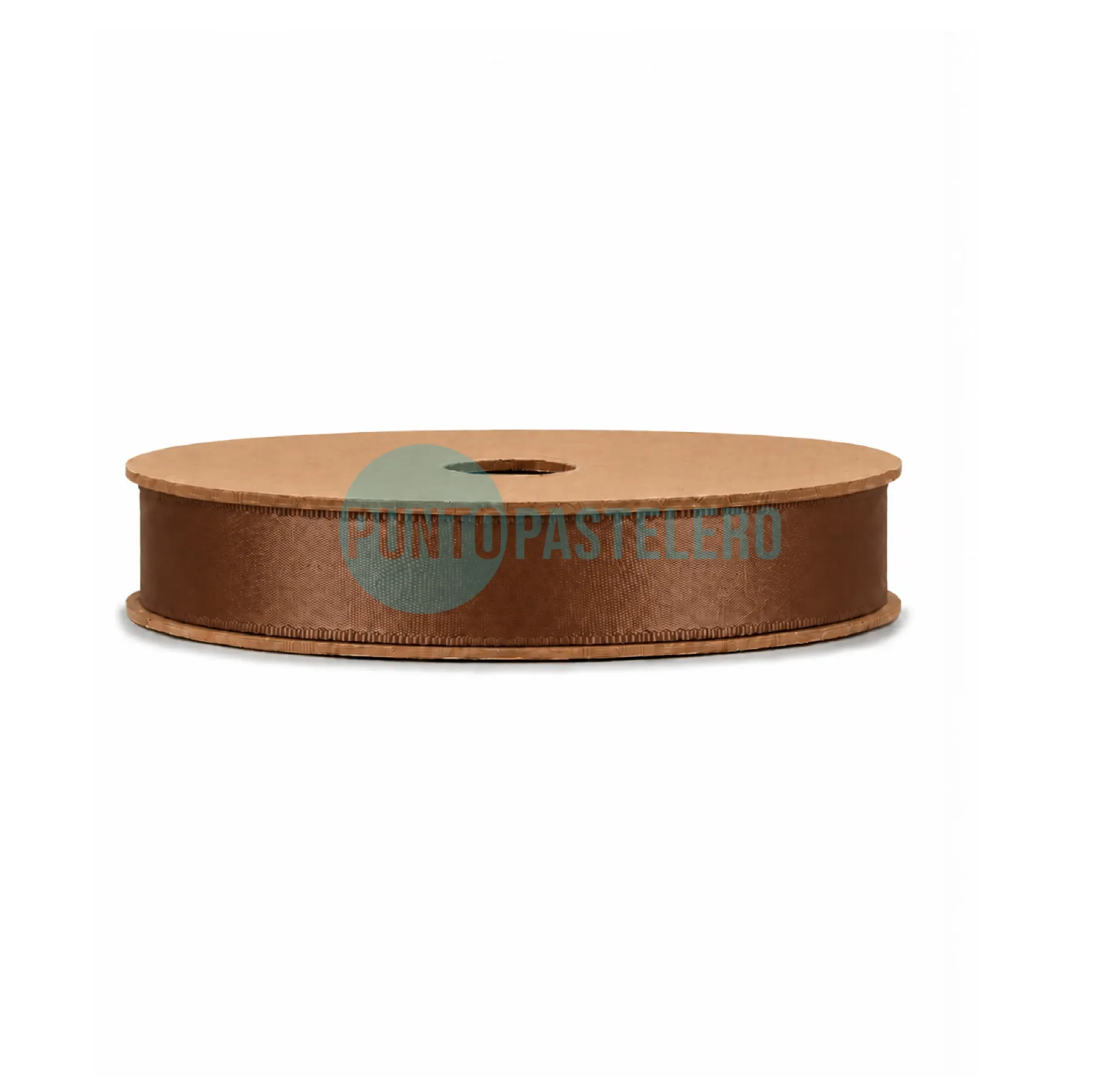 ROLLO CINTA RASO Nº2 MARRON (X 10 MT.)