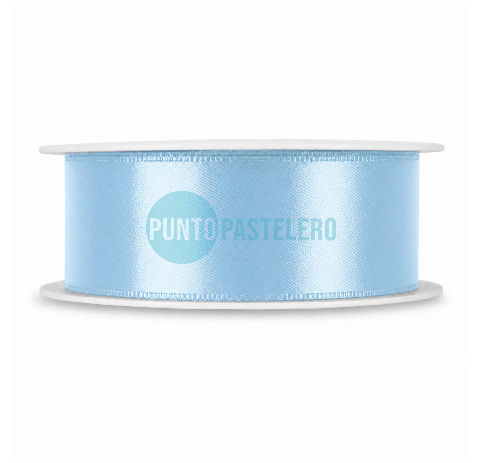 ROLLO CINTA RASO Nº5 CELESTE PASTEL (X 10 MT.)