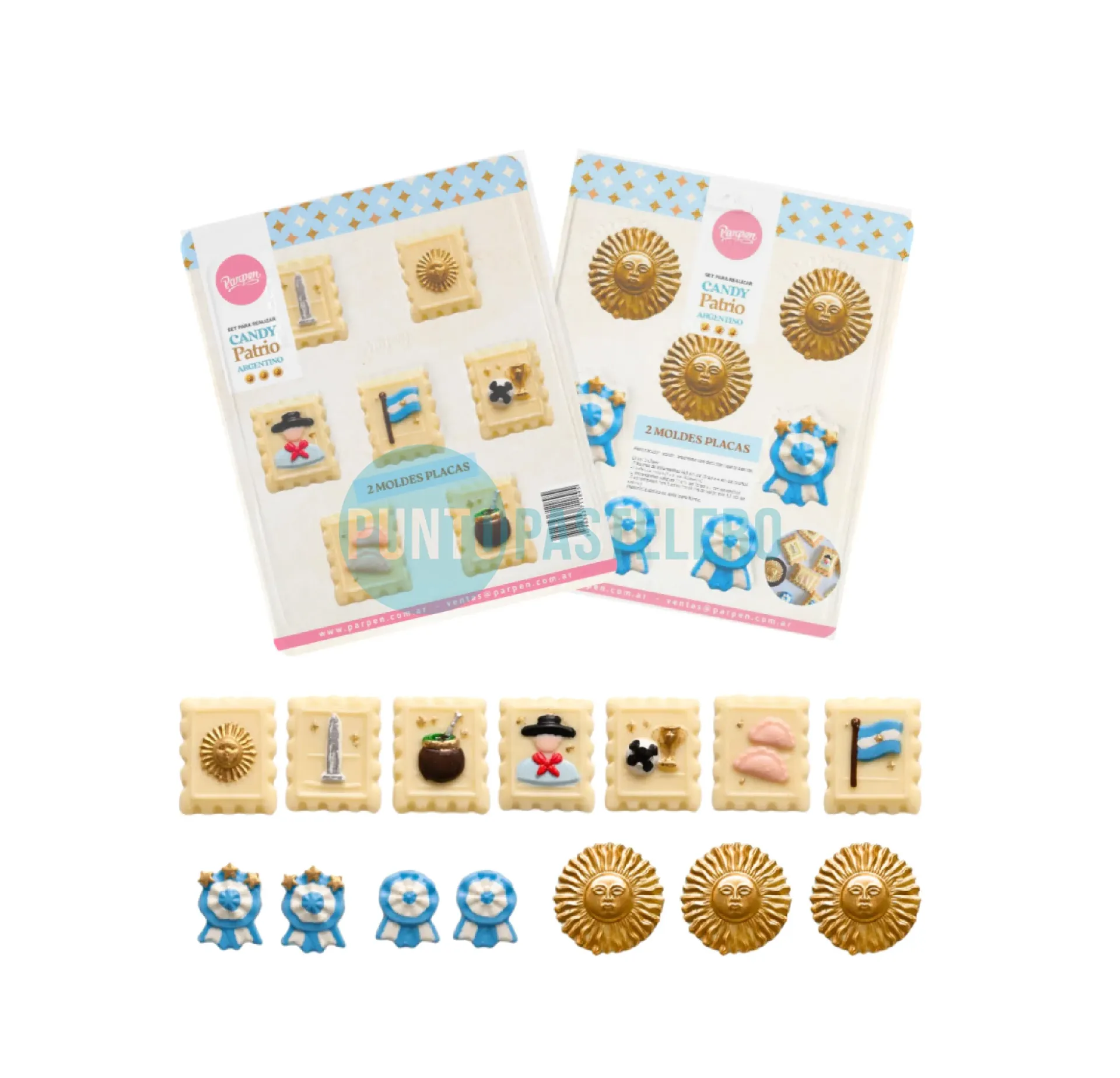 SET PARA REALIZAR CHOCO COOKIES CANDY PATRIO ARGENTINA (PARPEN) [P]