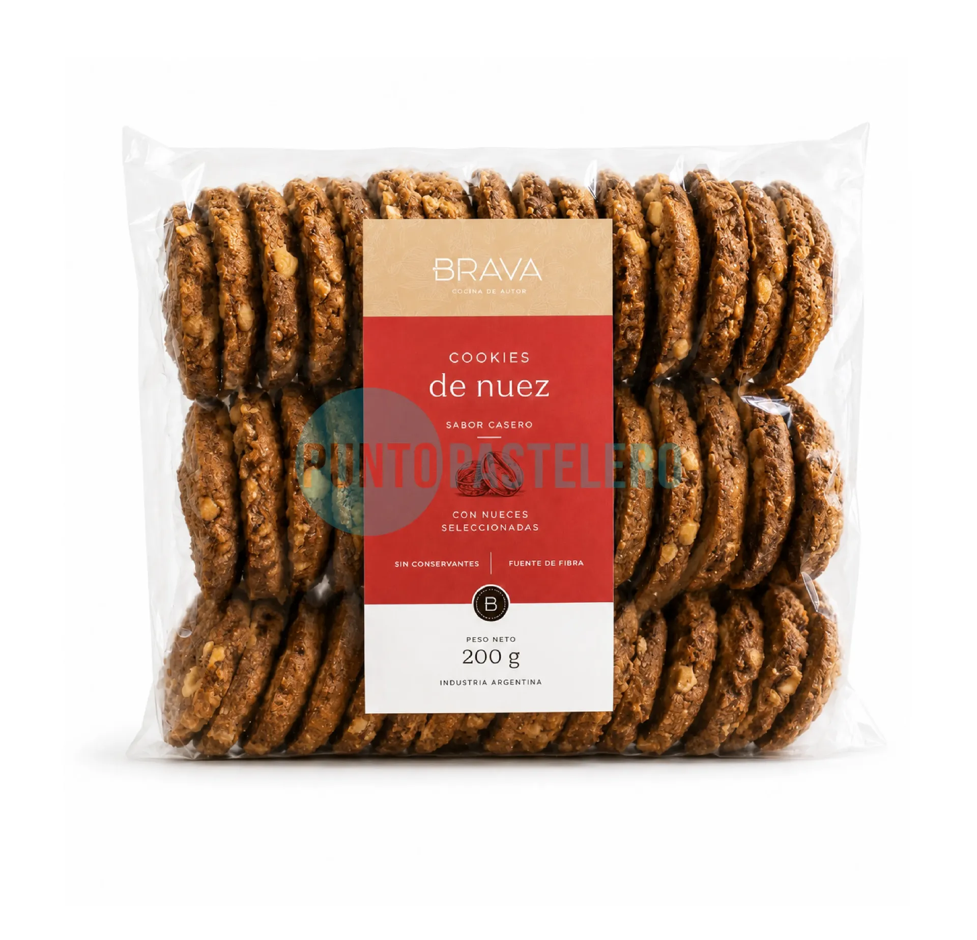[2769] COOKIES DE NUEZ SIN AZUCAR BRAVA (X KG.)