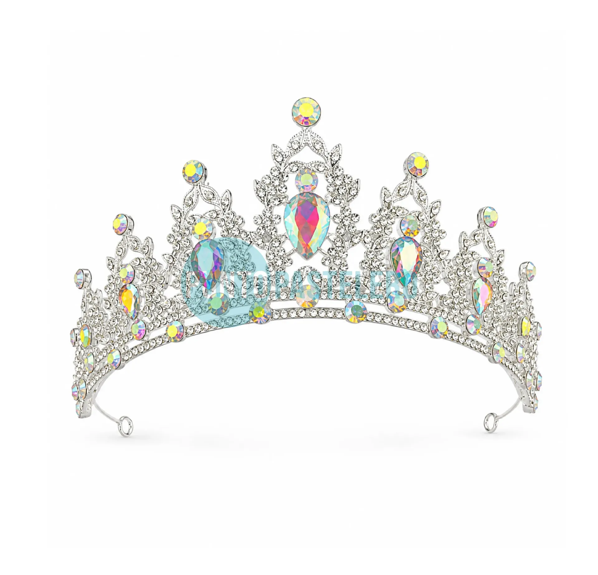 CORONA PREMIUM "PRINCESS" CON GEMAS IRIDISCENTES